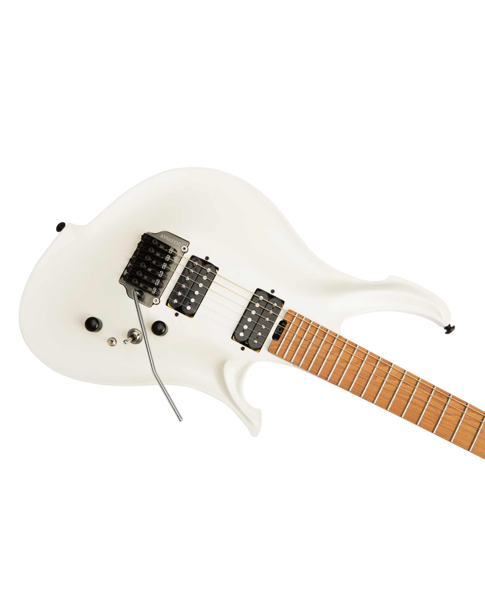 Koloss GT5 Electric Guitar with Hollow Aluminum Body - Black/White/Blue/Pink