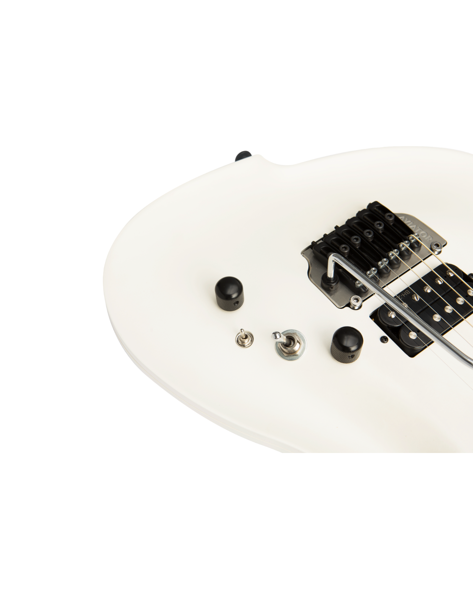 Koloss GT5 Electric Guitar with Hollow Aluminum Body - Black/White/Blue/Pink