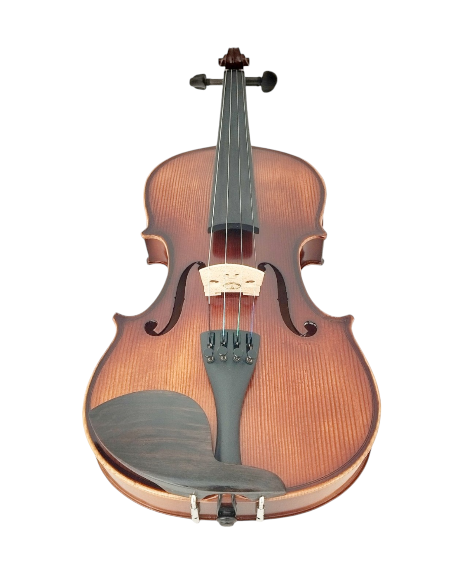 Symphony GV25 4/4 to 1/8 Violin Outfit in Natural Vintage w/ Foam Case, Shoulder Rest, Bow, and Rosin
