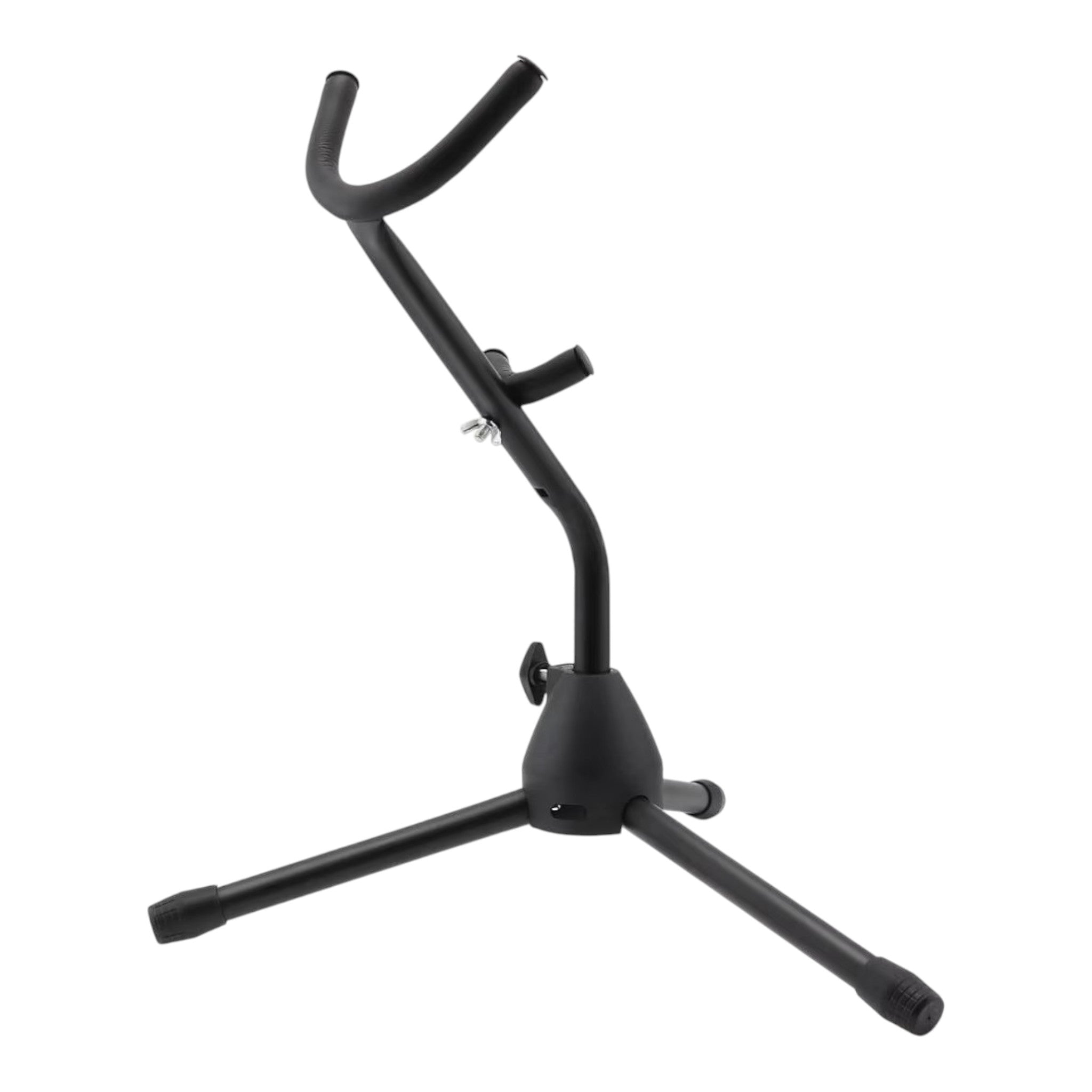 Haze GS8F Lightweight Tubular Metal Alto Saxophone Stand w/ Foldable Tripod Legs