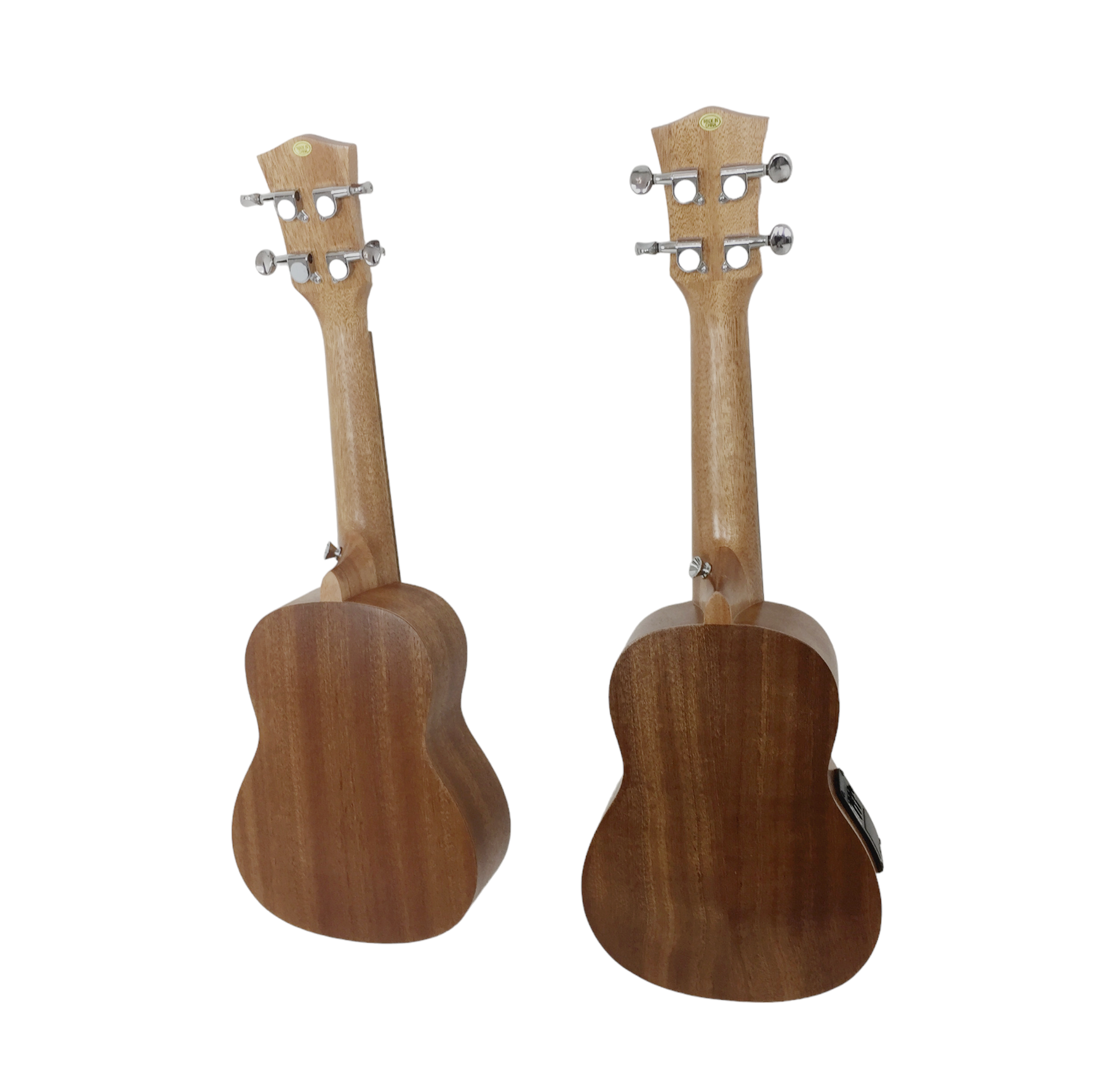 Haze HAU21/EQ All-Mahogany Soprano Ukulele 21" + Free Gig Bag, Extra Strings, Pick, Tuner