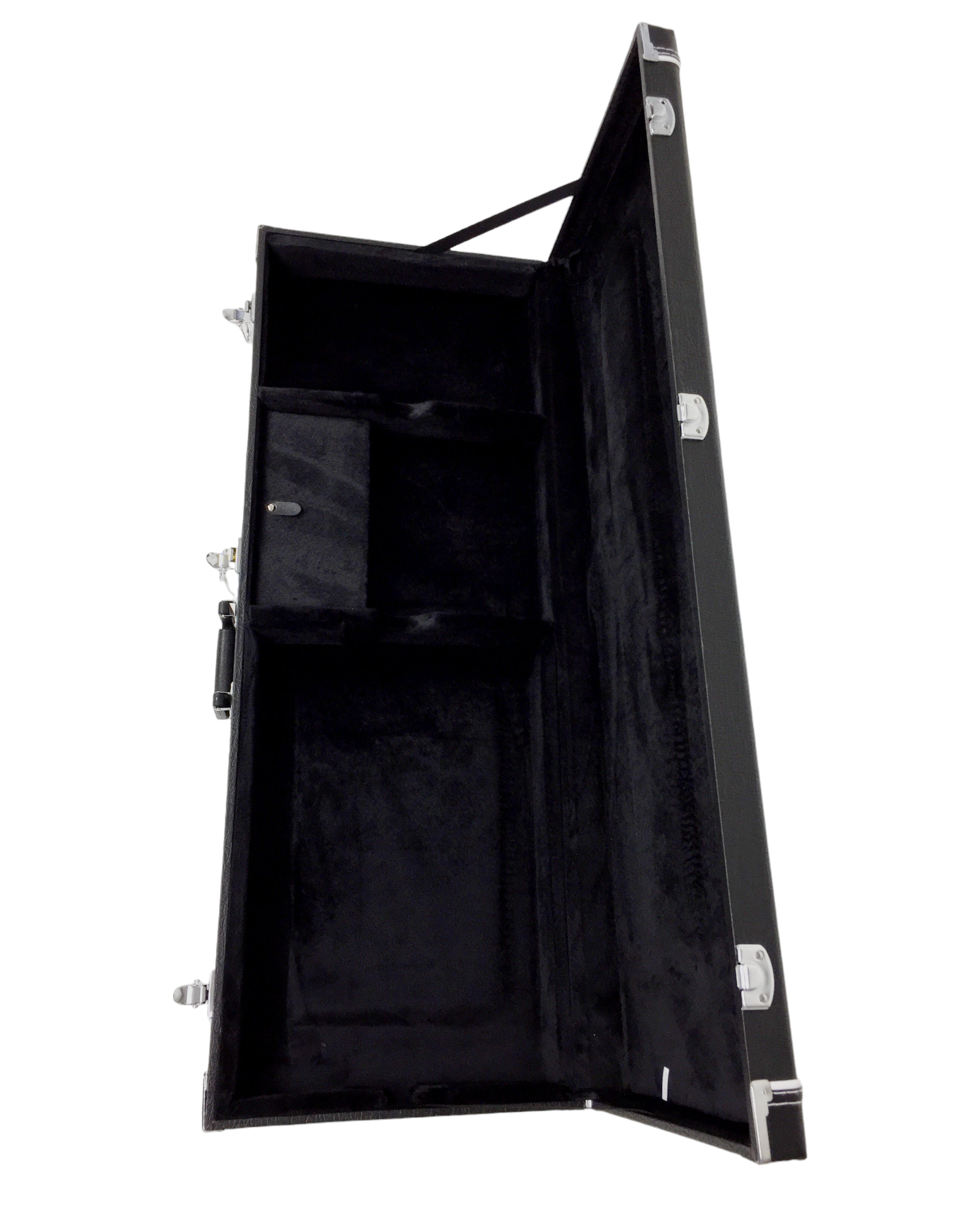 Haze 40STAL ST/TL Electric Guitar Rectangle Hard Case - Lockable, Black