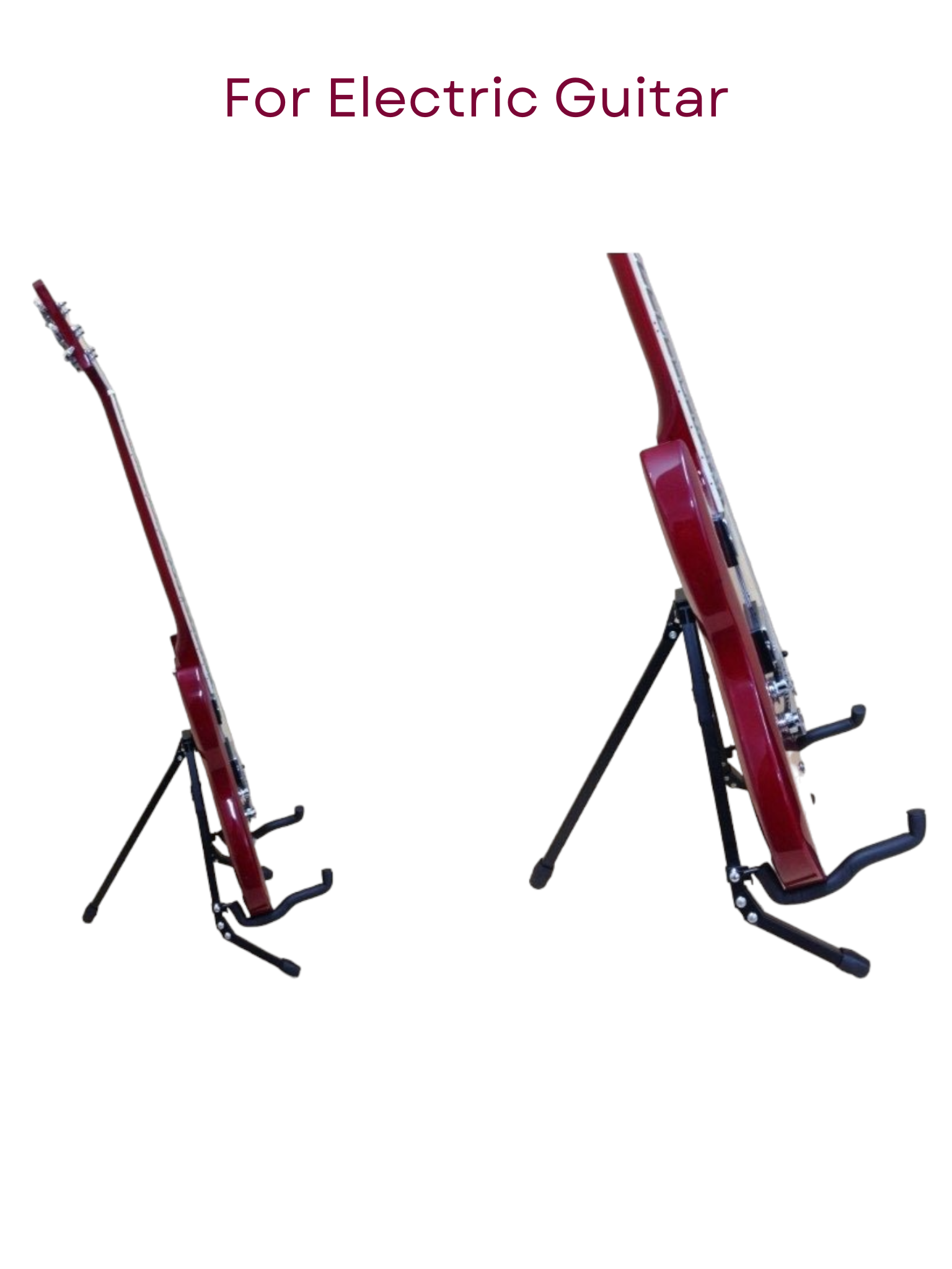 Haze HJGS8 Simple Collapsible Guitar Stand, Light-Weight