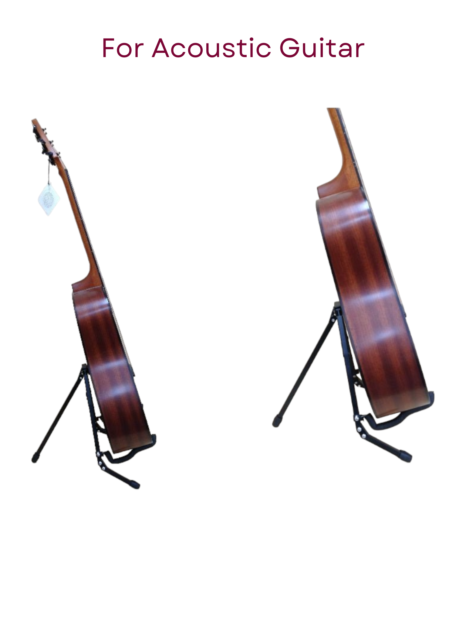 Haze HJGS8 Simple Collapsible Guitar Stand, Light-Weight