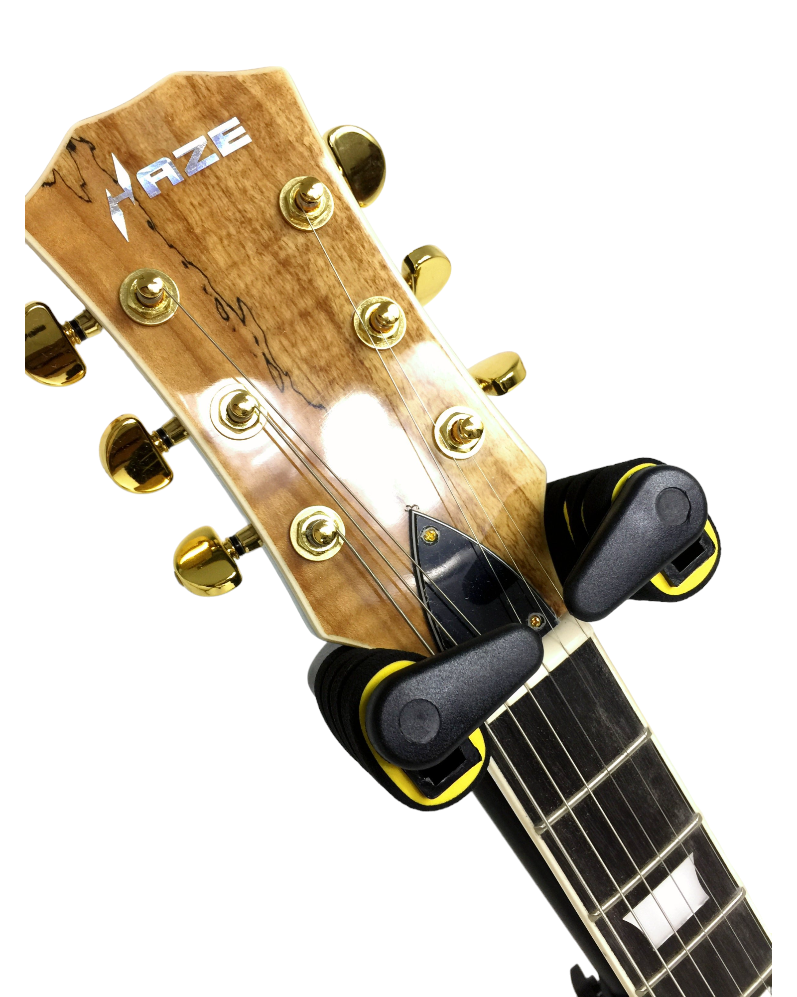 Haze HJGSL1B Guitar Stand, Height-Adjustable, Gravity Locking Design