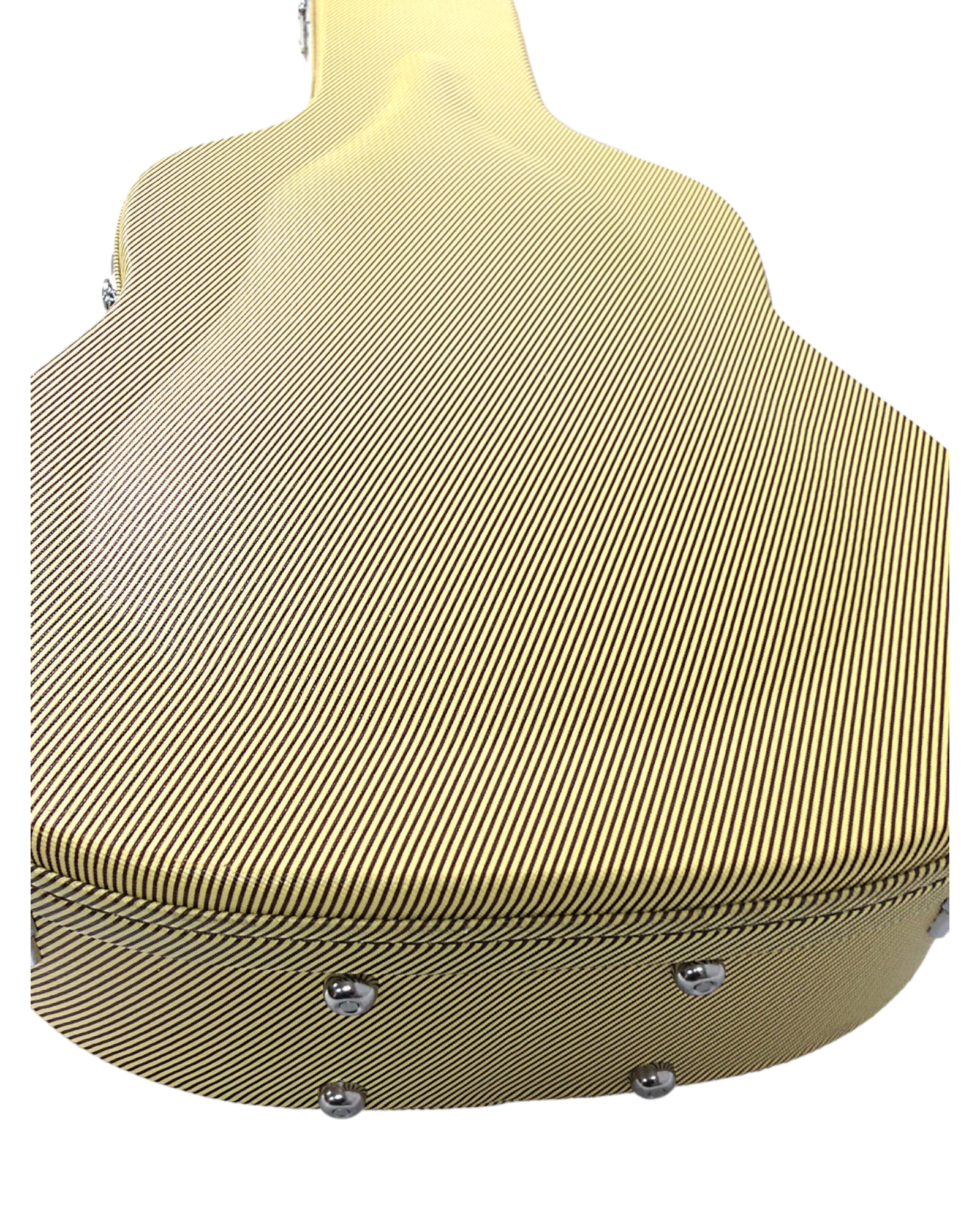 Haze 20DAT Dreadnought Acoustic Hard Case - Lockable, Yellow Twilling