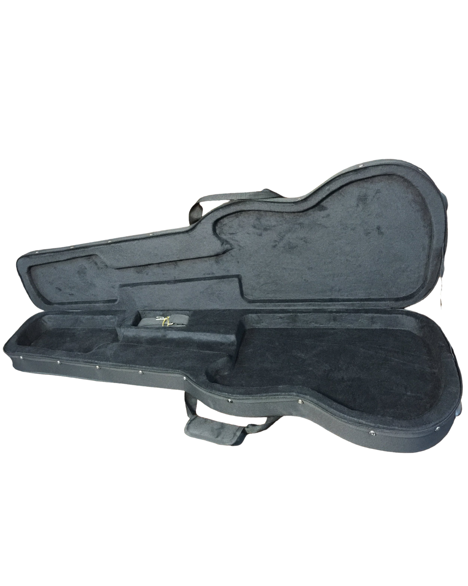 Haze E10B Ultra-Lightweight Electric Bass Guitar Hard Foam Case - Double Straps, Black