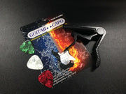 Black Haze HSB5 Quick-Change Acoustic/Electric/Classical Guitar Capo+3 Picks