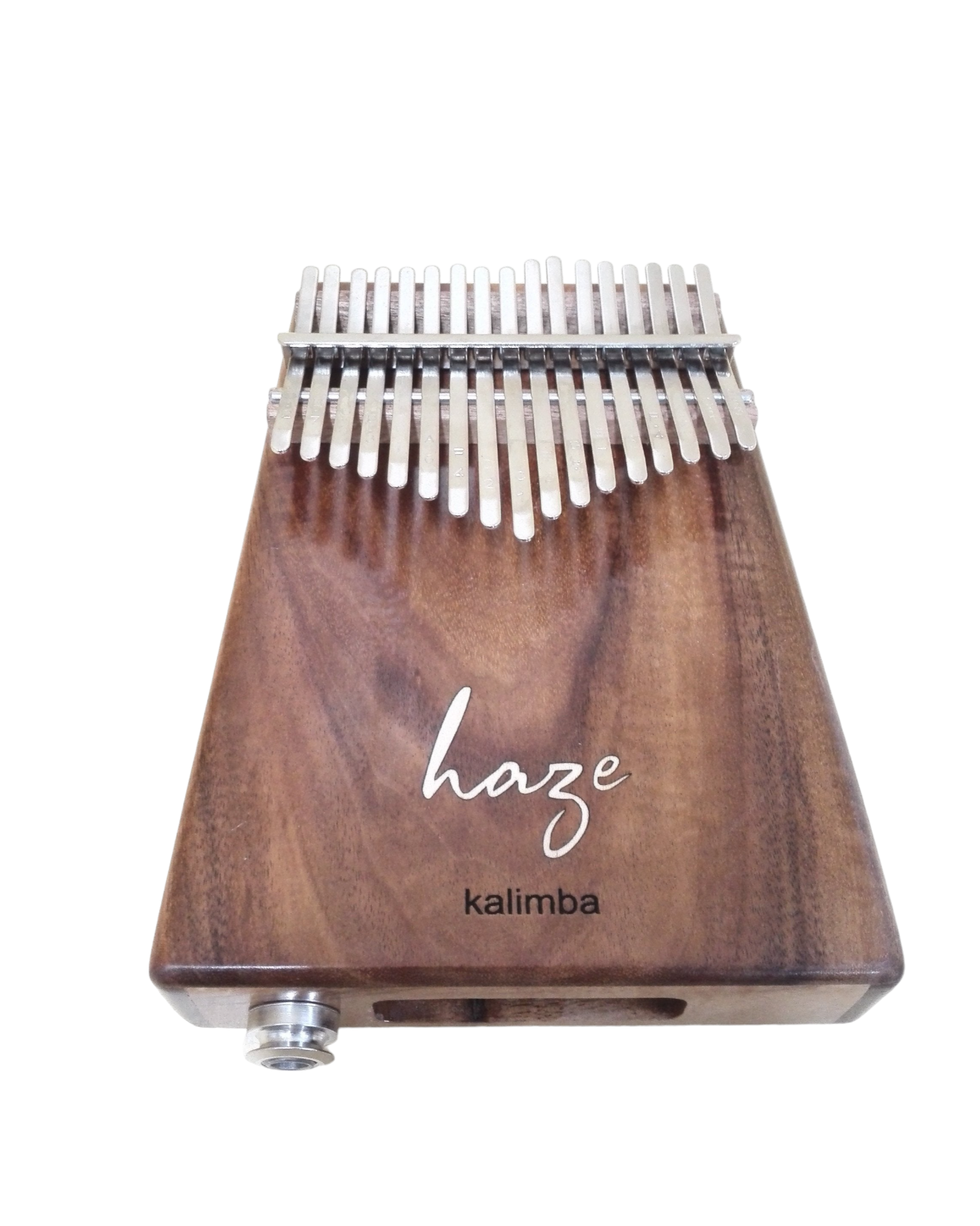 Haze HSH01EA 17-Key Solid Acacia Kalimba w/Pickup