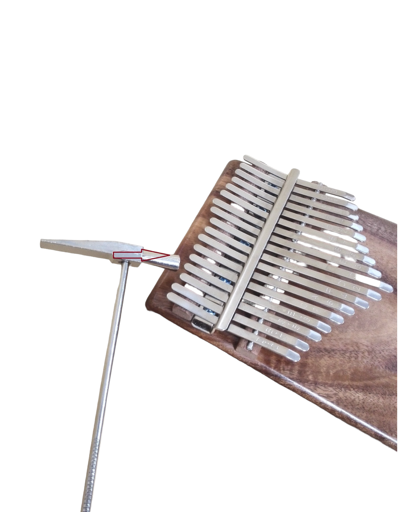 Haze HSH01EA 17-Key Solid Acacia Kalimba w/Pickup