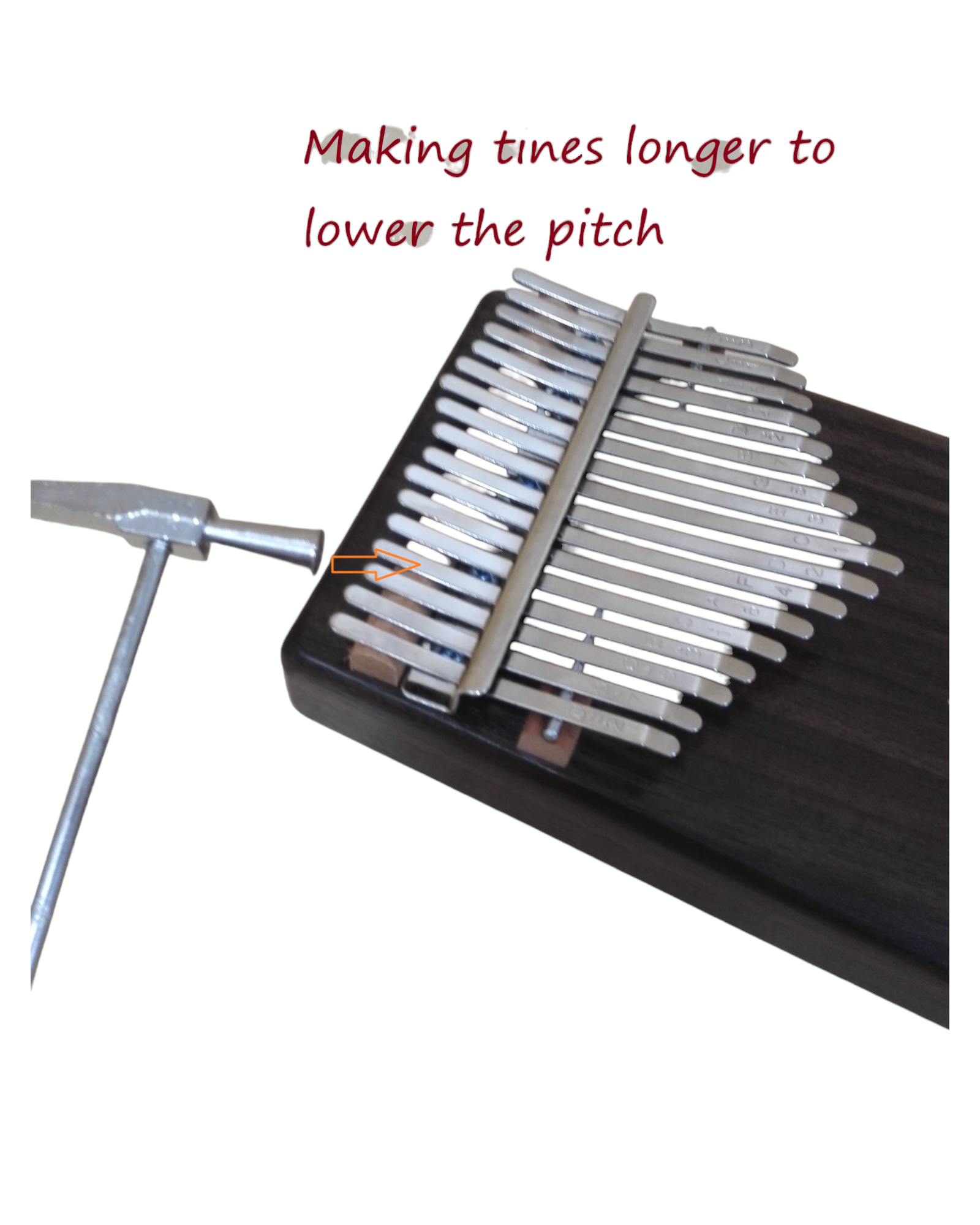 Haze HSH01R 17-Key Solid Rosewood Kalimba