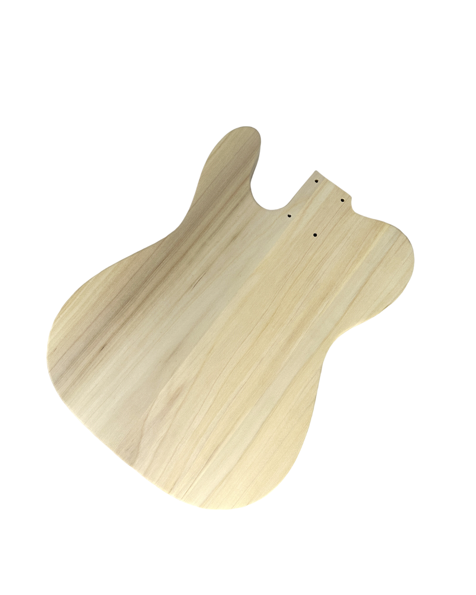 HSTL19100BNADIY Solid Basswood Body Quilted Natural Maple TL Style Electric Guitar DIY Kit, No-Soldering, S-S