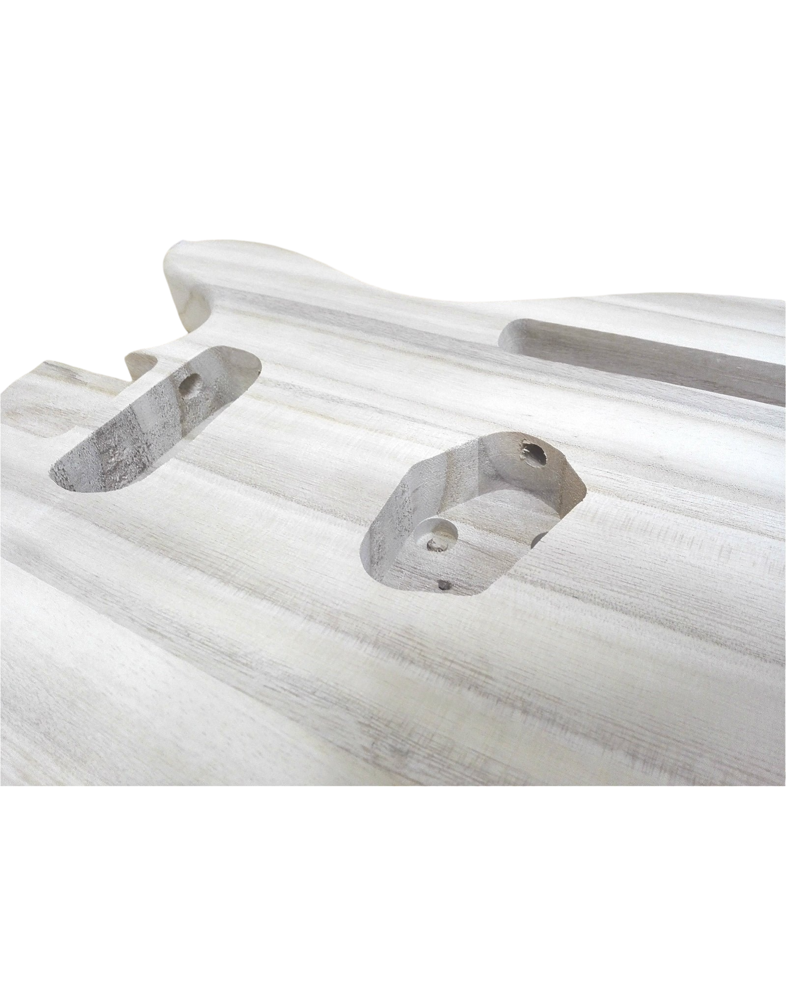Paulownia Electric Guitar Body, Light Weight, Polished - HSTL19100PBOWOB