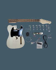 TL100WBDIY Solid Basswood Body Electric Guitar DIY Kit, No-Soldering, S-S