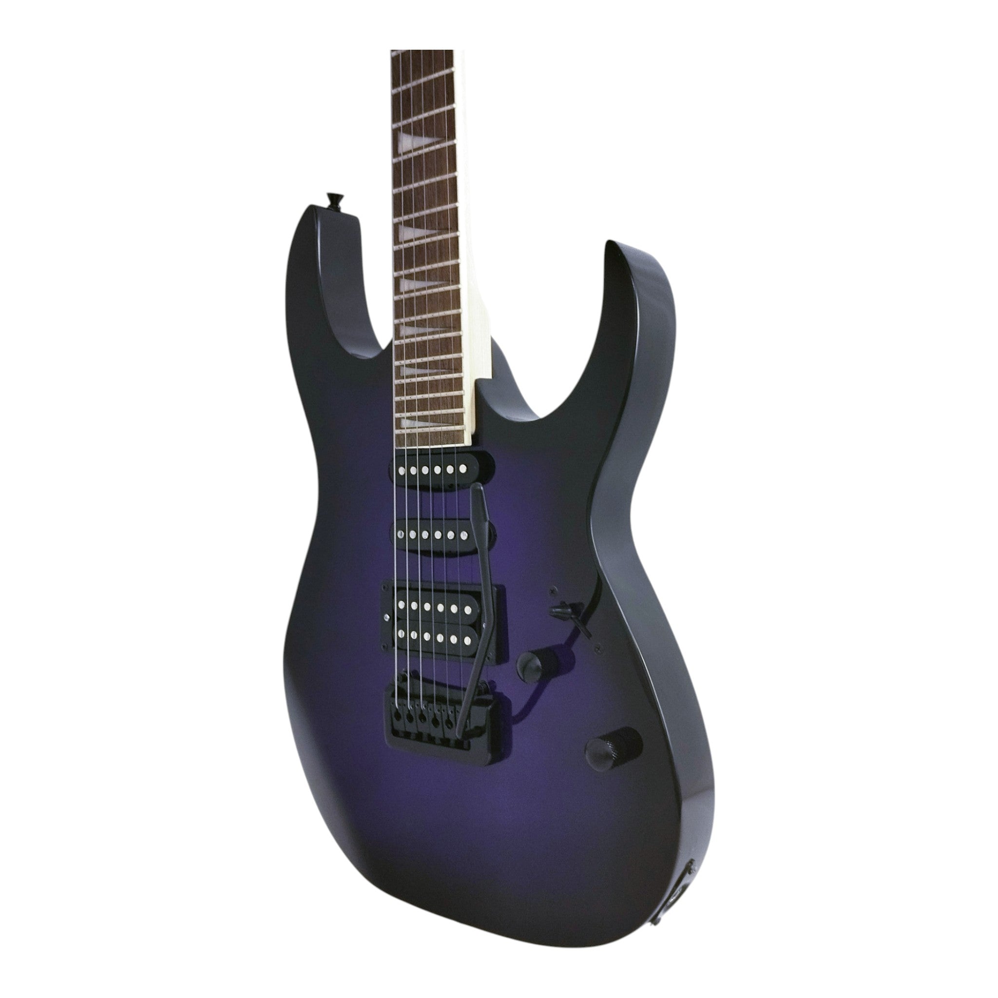 Haze 11HSJS Purpleburst Electric Guitar SSH with Whammy Bar