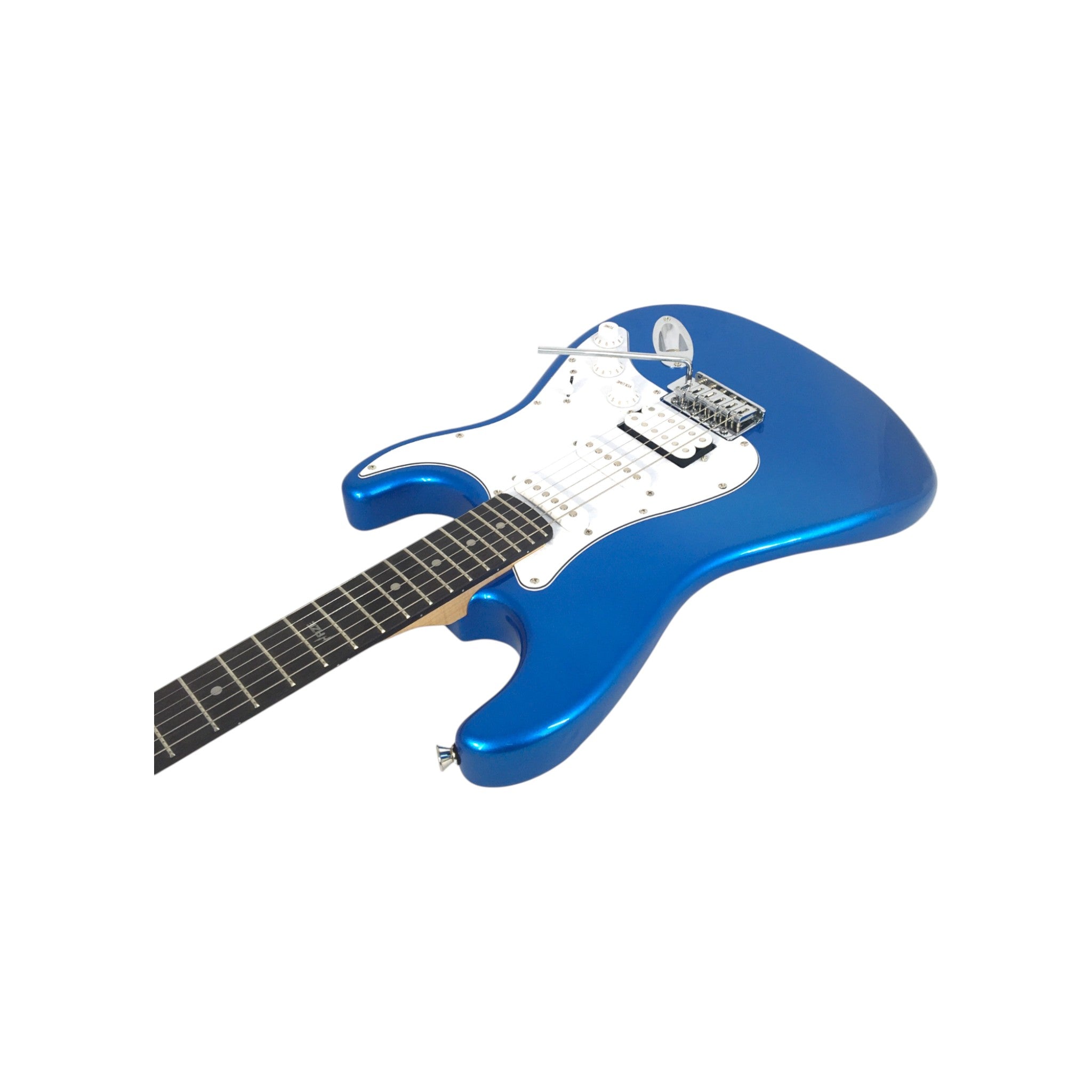 Haze E211 Classic Blue HST Electric Guitar with Accessories + 10W Amp. (Optional)