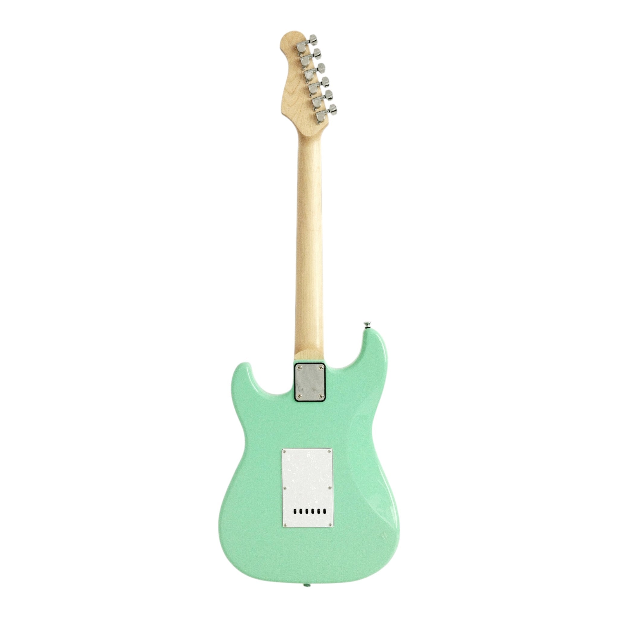 Haze E211 Surf Green HST Electric Guitar with Accessories + 10W Amp. (Optional)