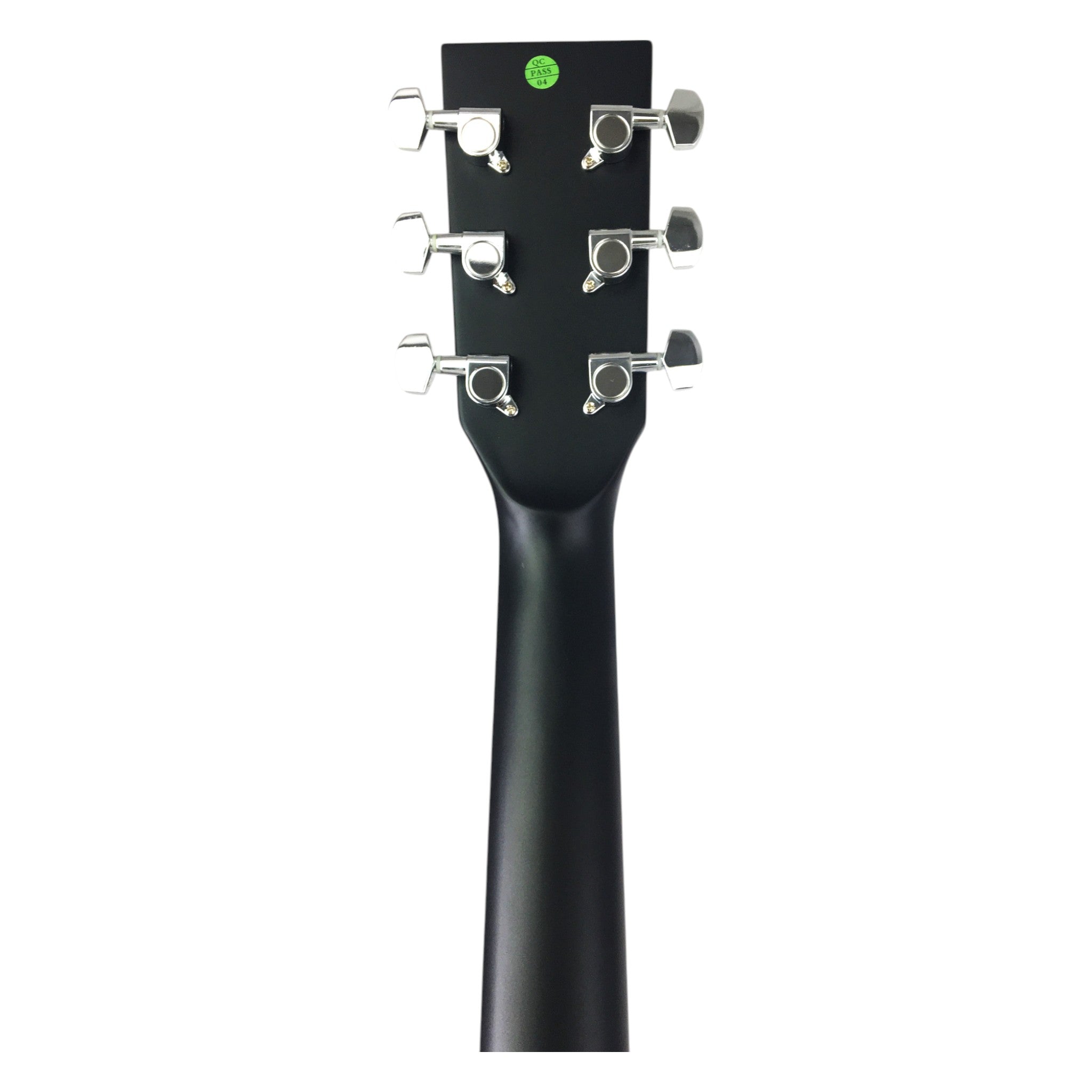 Haze F650CEQMBK Spruce Top Built-In Pickup/Tuner Dreadnought Acoustic Guitar - Black with Accessories and 10W Amp. (Optional)