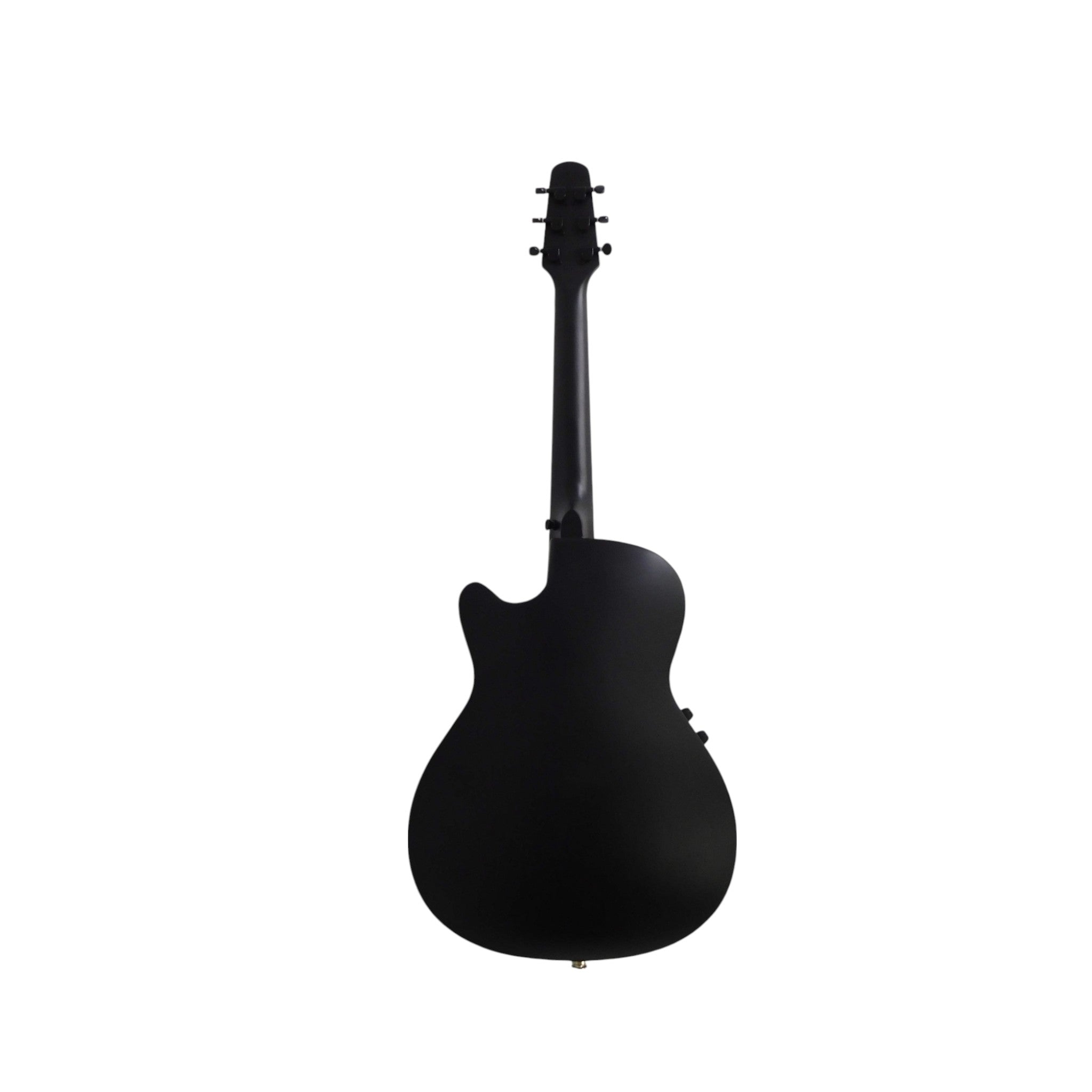 Haze HSDP836CEQMBK 38" Roundback Traveller Built-In Pickups Acoustic Guitar - Black