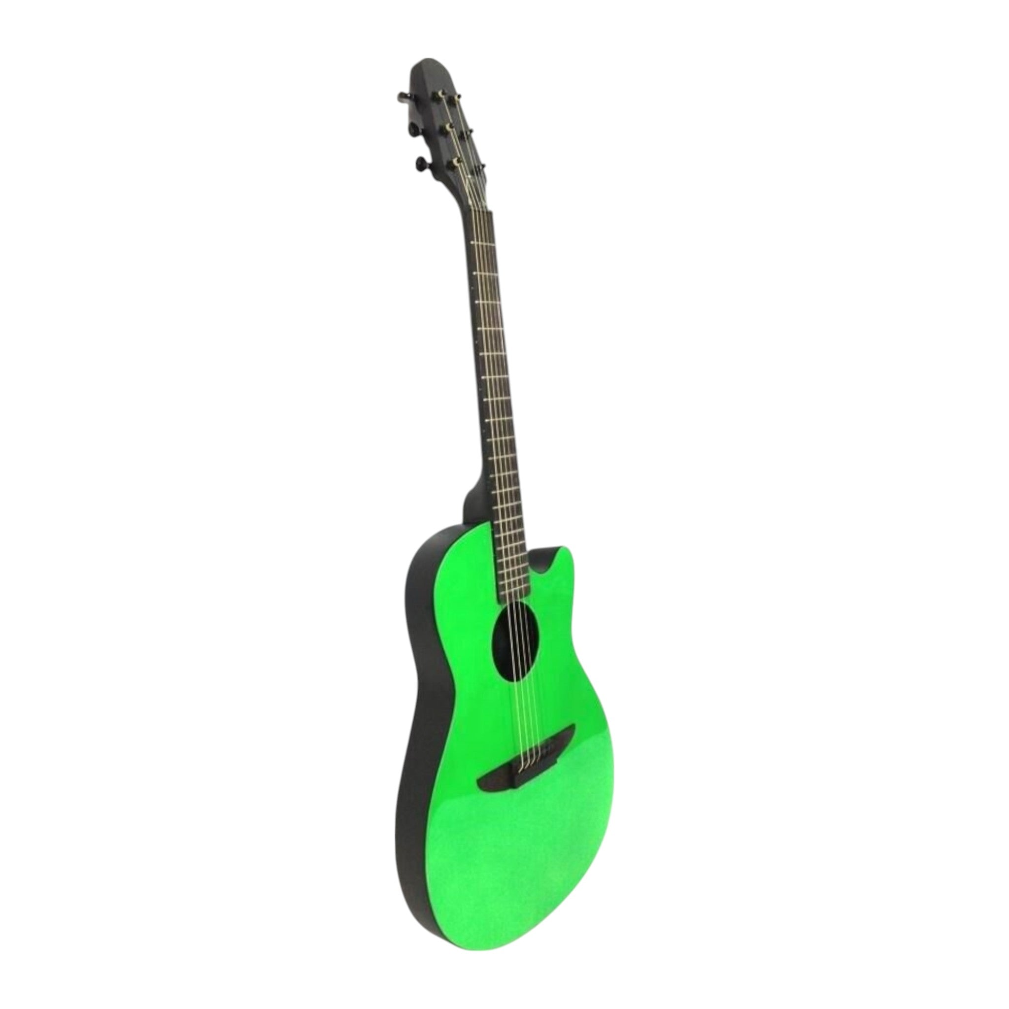 Haze HSDP836CGR 38" Roundback Traveller Acoustic Guitar - Green
