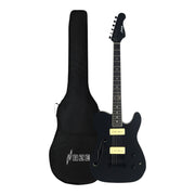 Haze HSE501BK "Midnight Muse" Semi-Hollow Electric Guitar with M-90 Pickups