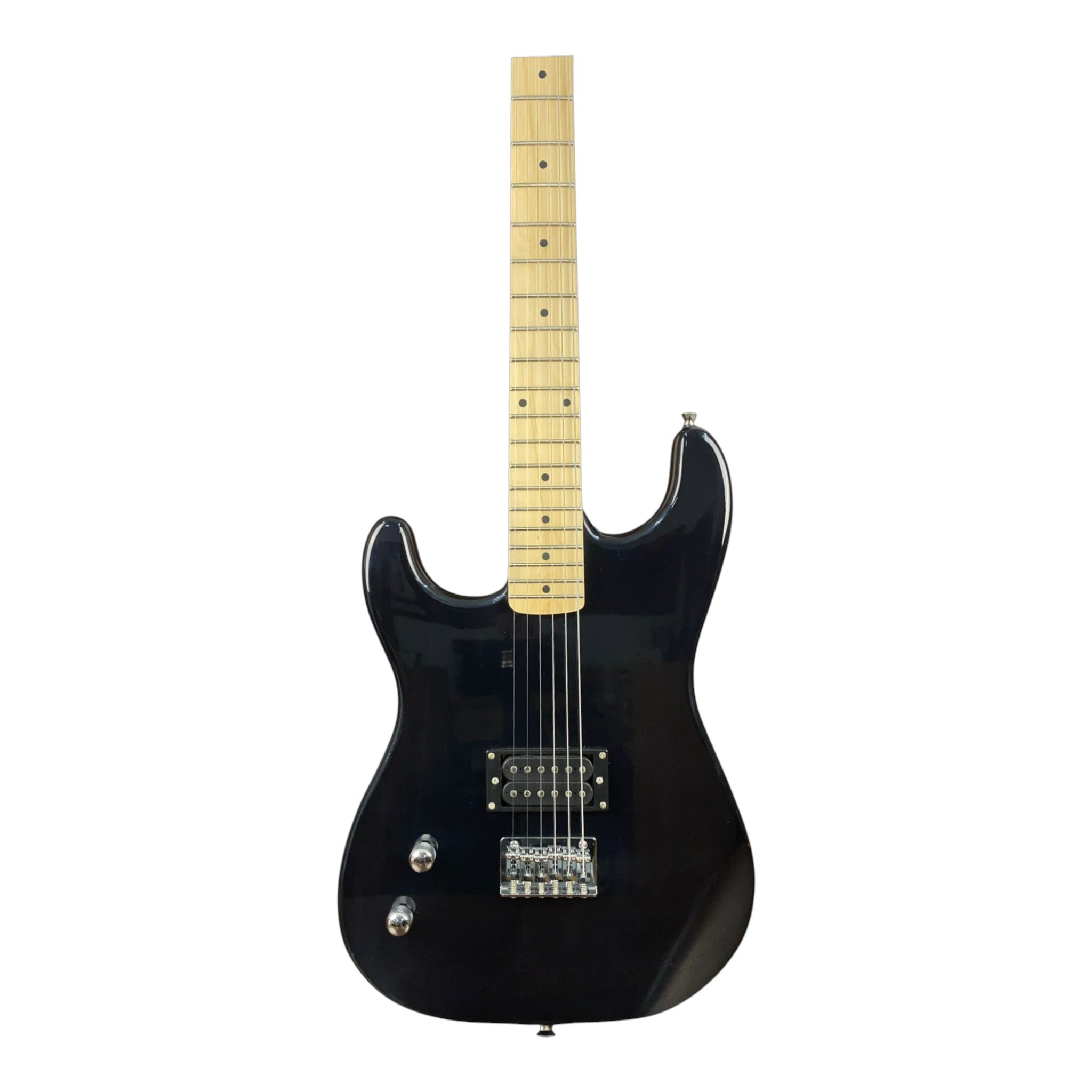 Haze HST01 "Asteroid" Black Left-Handed 4/4 Size Student Electric Guitar + 10W Amp (Optional)