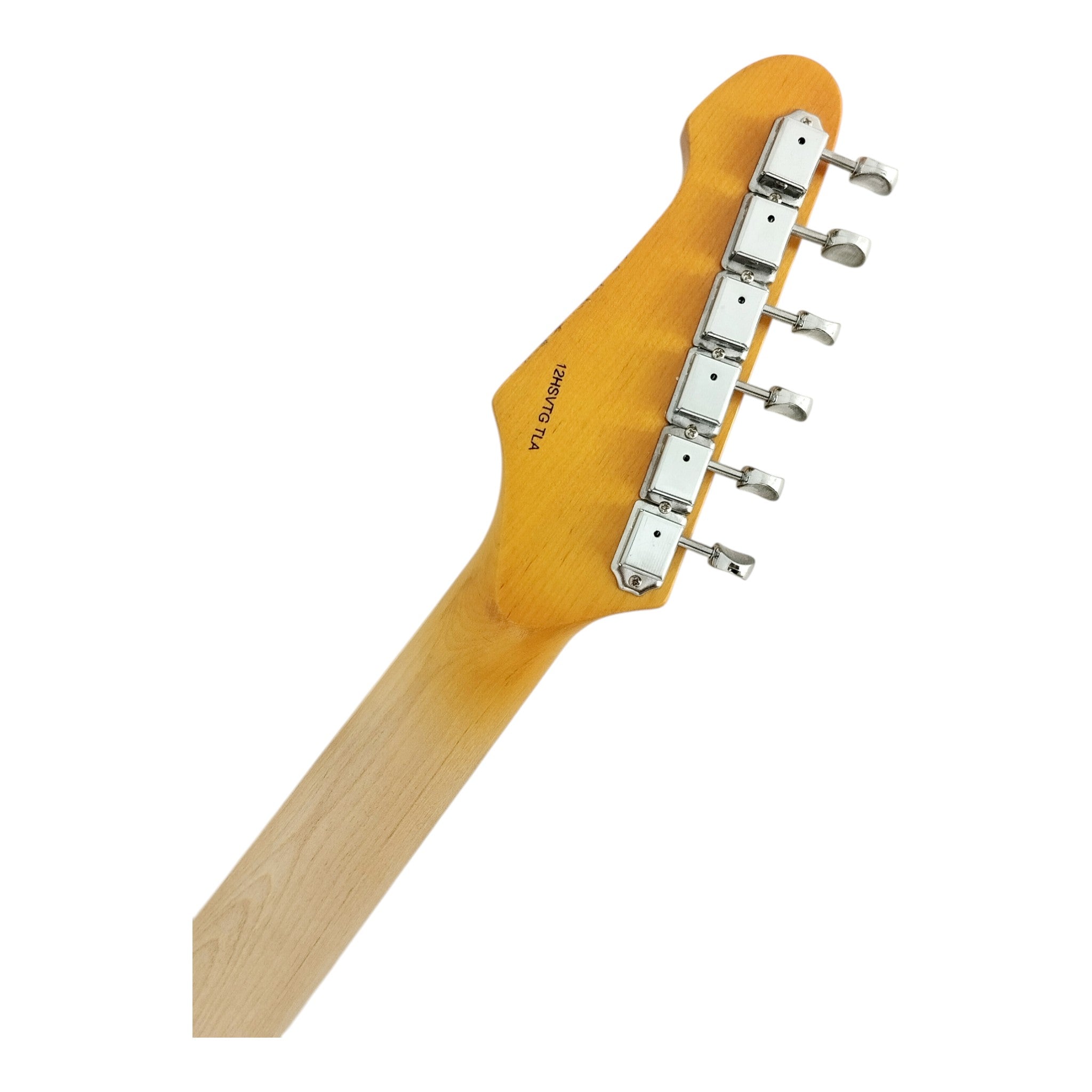 Haze HSVT White Relic Electric Guitar with Single Coils