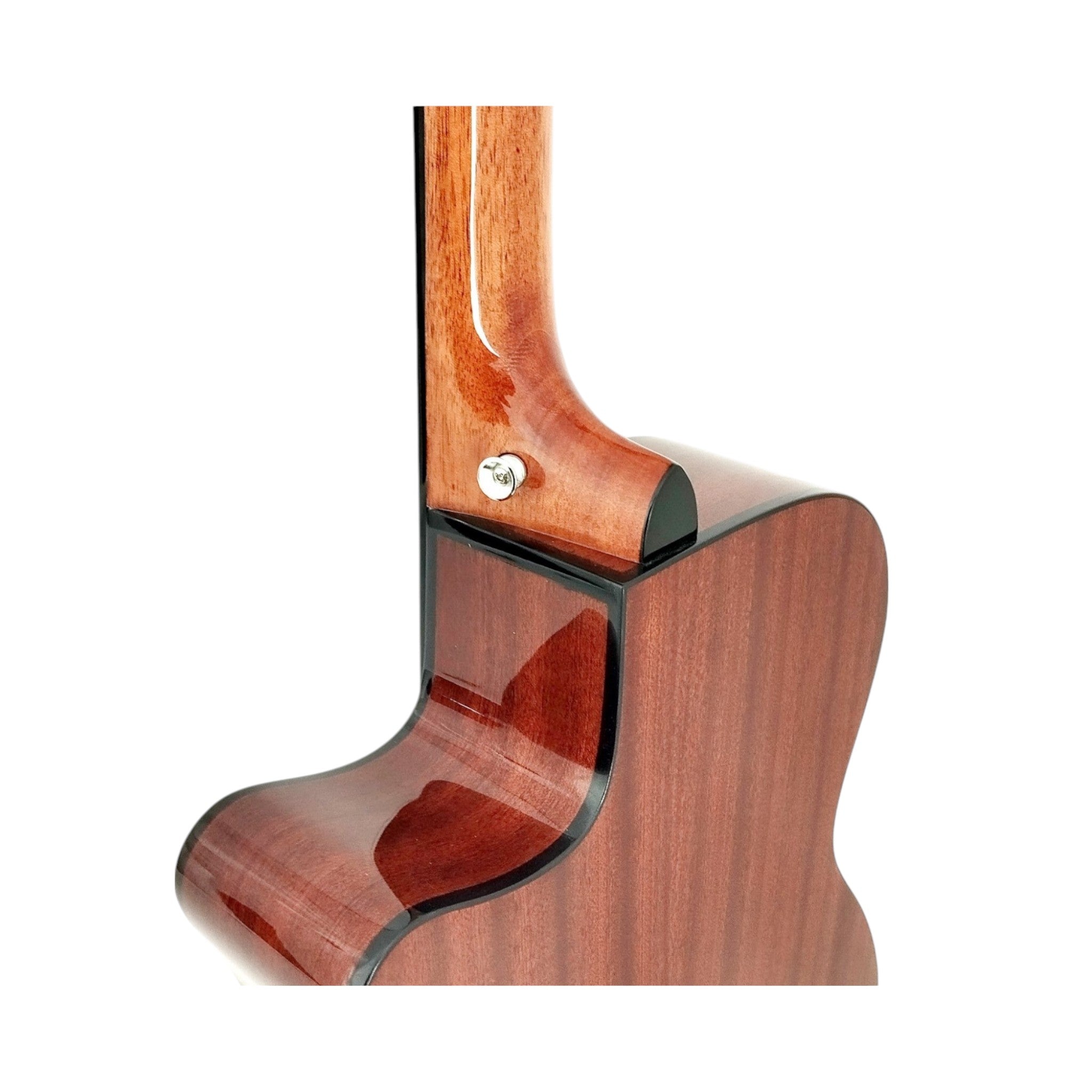 Haze SDG82712CEQSM 12-String Mahogany/Sapele Body Acoustic-Electric Guitar with Height Adjustable Saddle - Natural