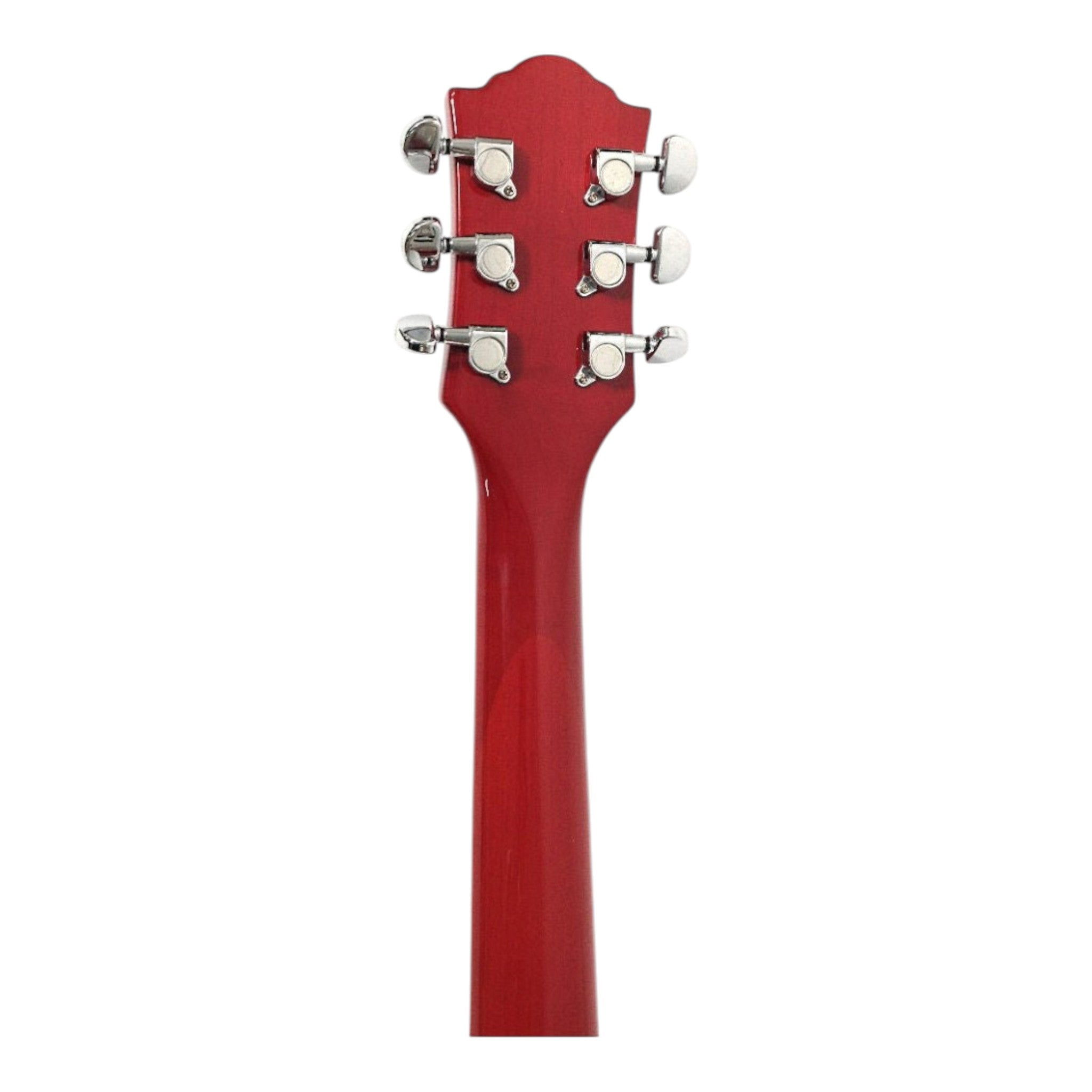 Haze SEG272LH Cherry Red Left-Handed Semi-Hollow Electric Guitar