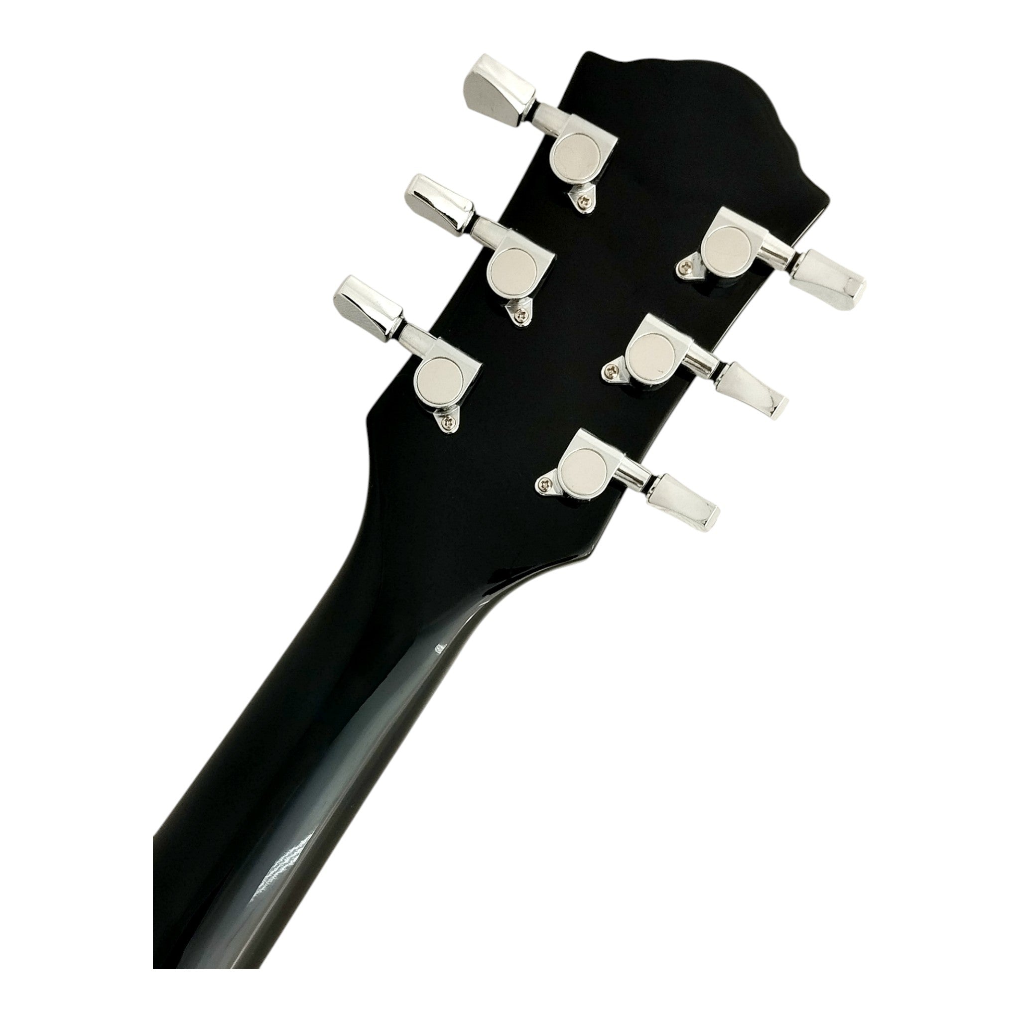 Haze SEG277 Black Electric Guitar with Dual Humbuckers