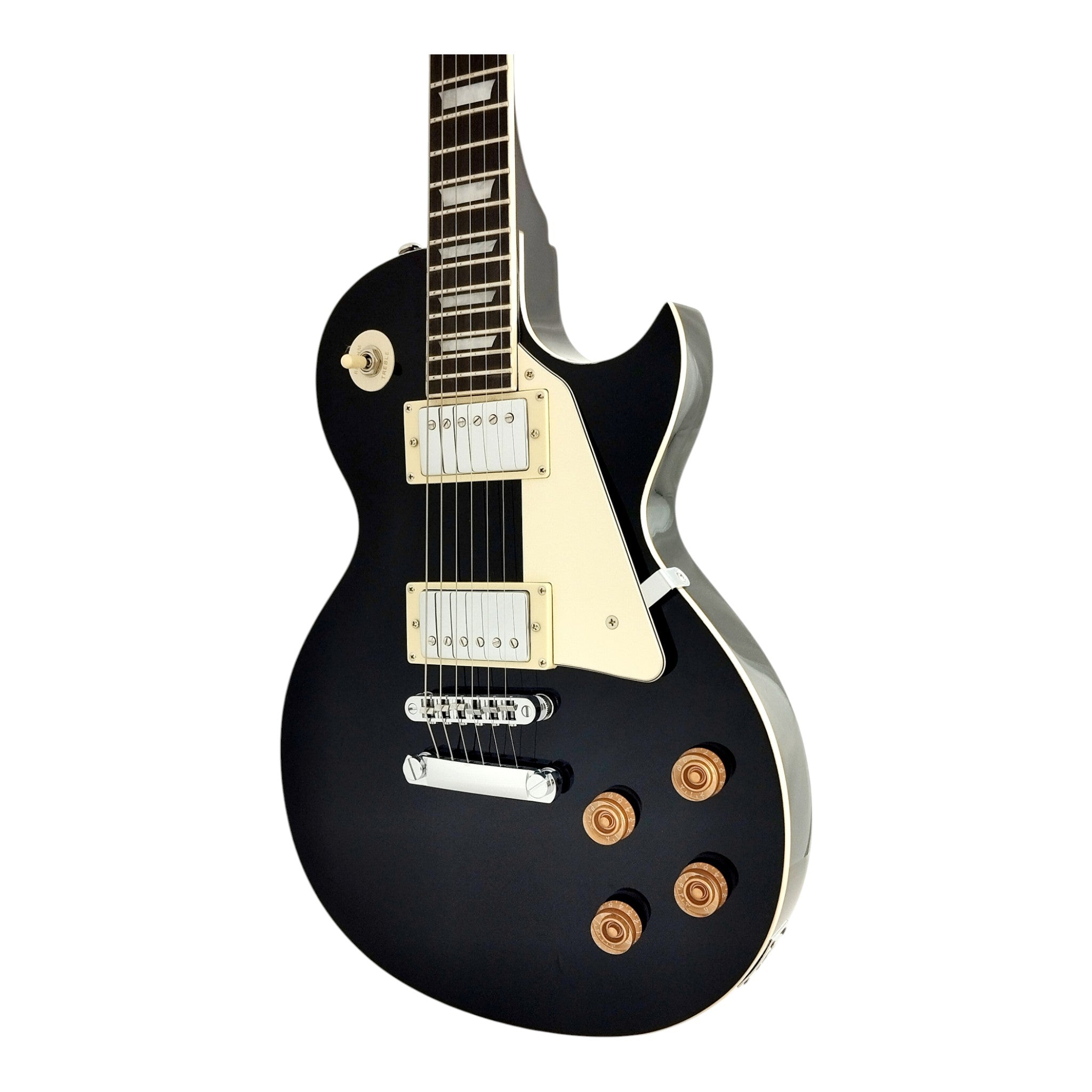 Haze SEG277 Black Electric Guitar with Dual Humbuckers