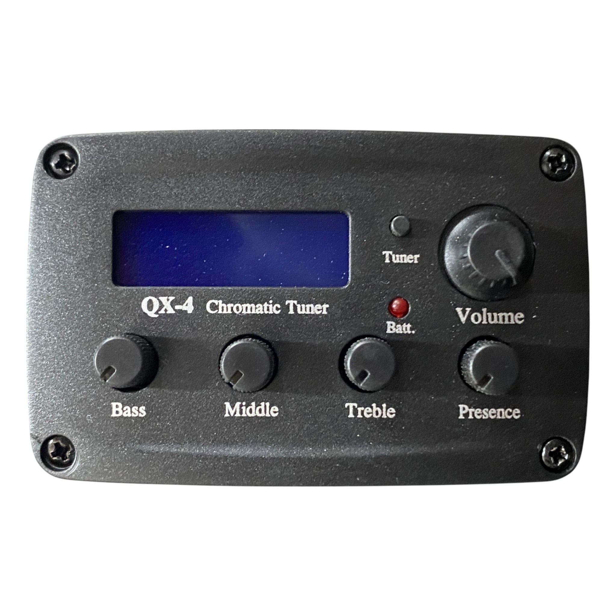 Haze SP721CEQMBK Roundback Built-In Pickups Fibre Glass Back Acoustic Guitar - Black