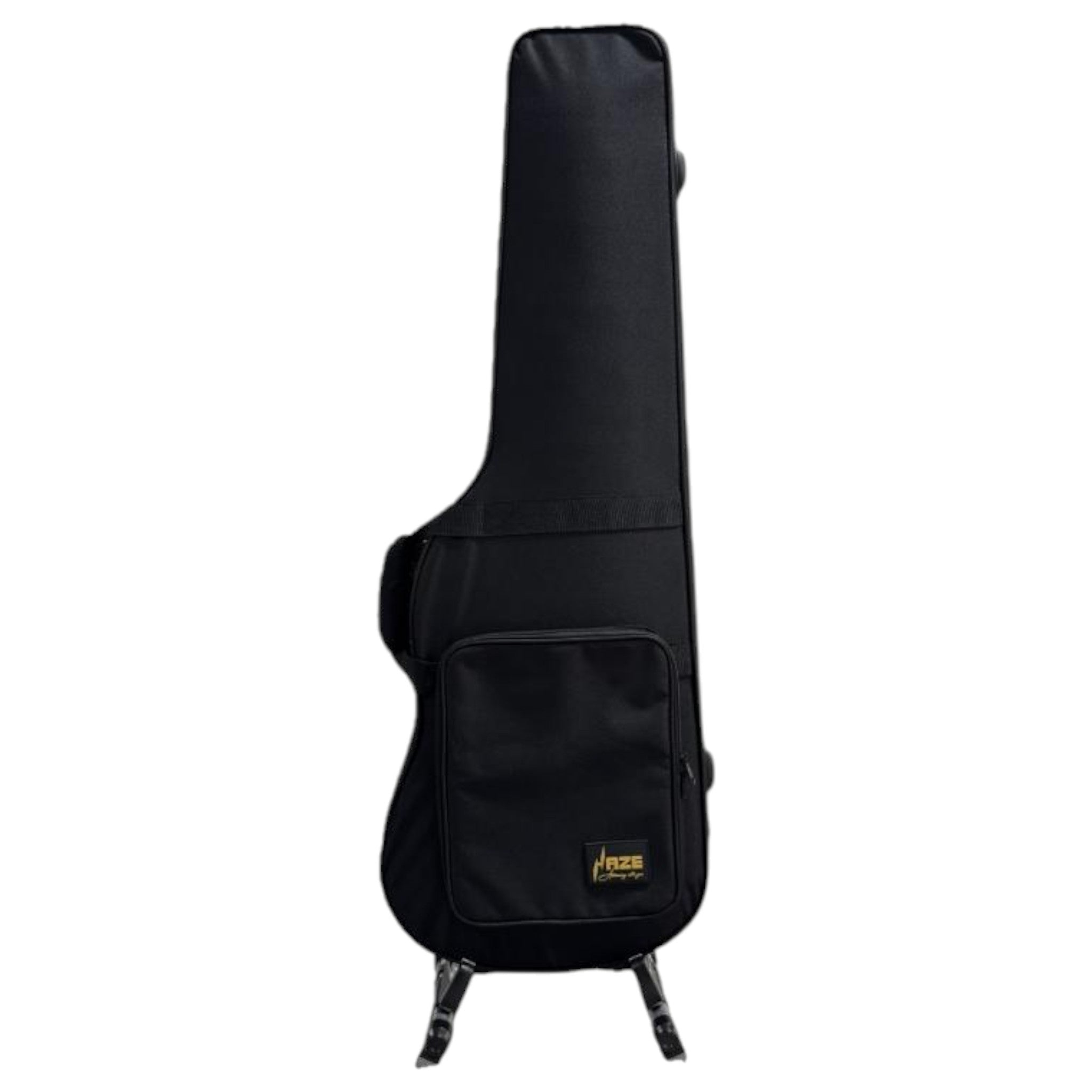 Haze E10 ST/TL Electric Guitar Ultra-Lightweight Hard Foam Case - Backpack Straps, Black