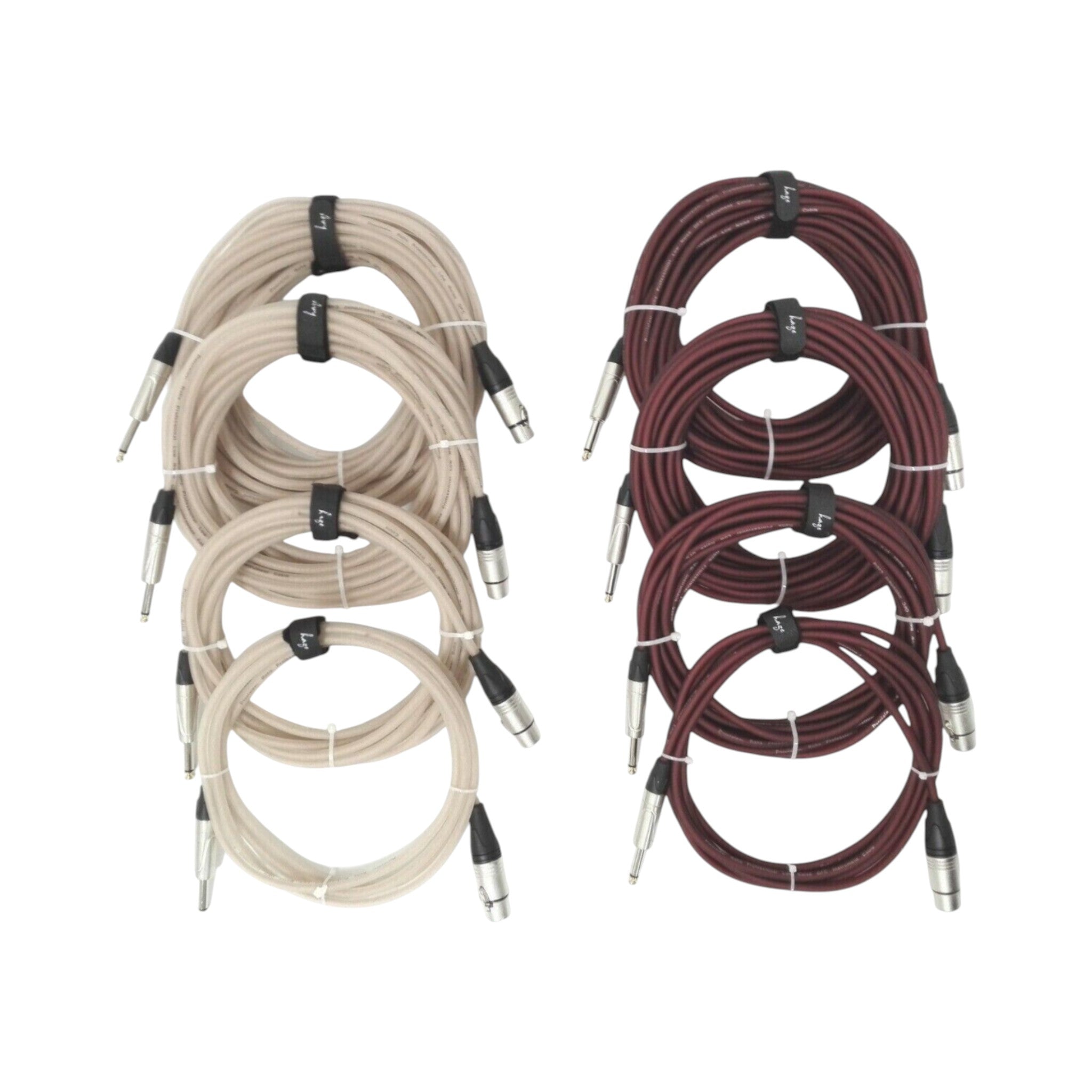 Haze Instrument Mic Cable XLR Plug, 3 Way, 6.35mm (1/4") Stereo Jack Plug TJ134