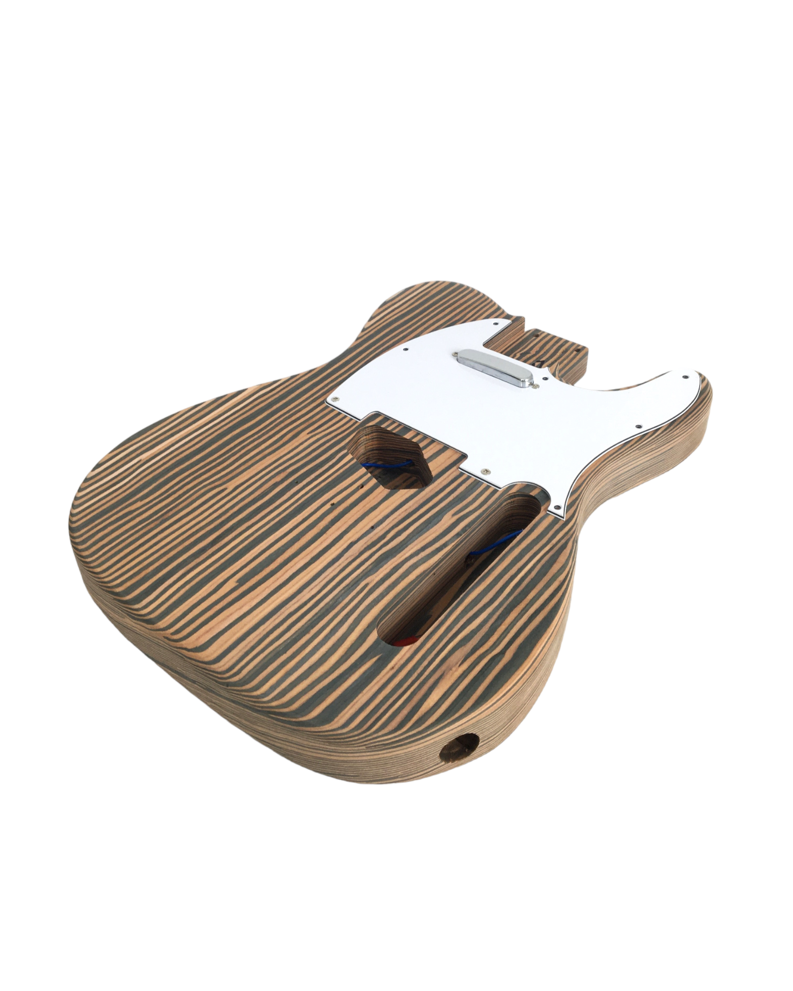 E500TLDIY Technical ZebraWood Body+Neck, No-Soldering Electric Guitar DIY Kit
