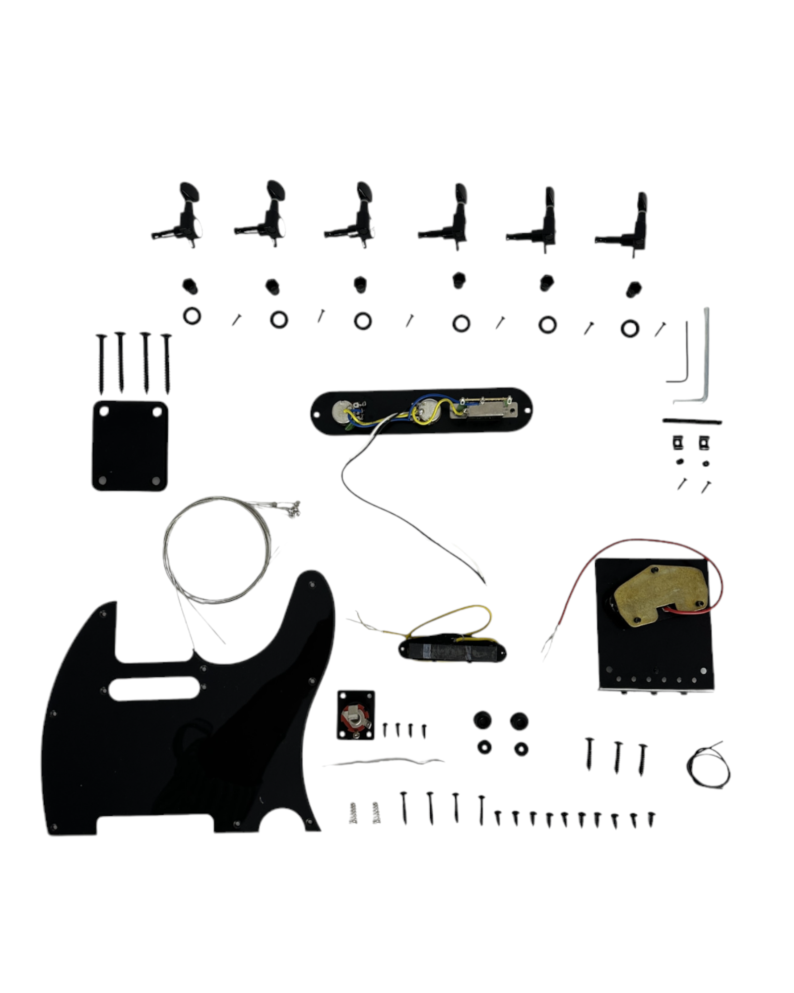 TL19100PPBK Black Electric Guitar Hardware Accessories Parts