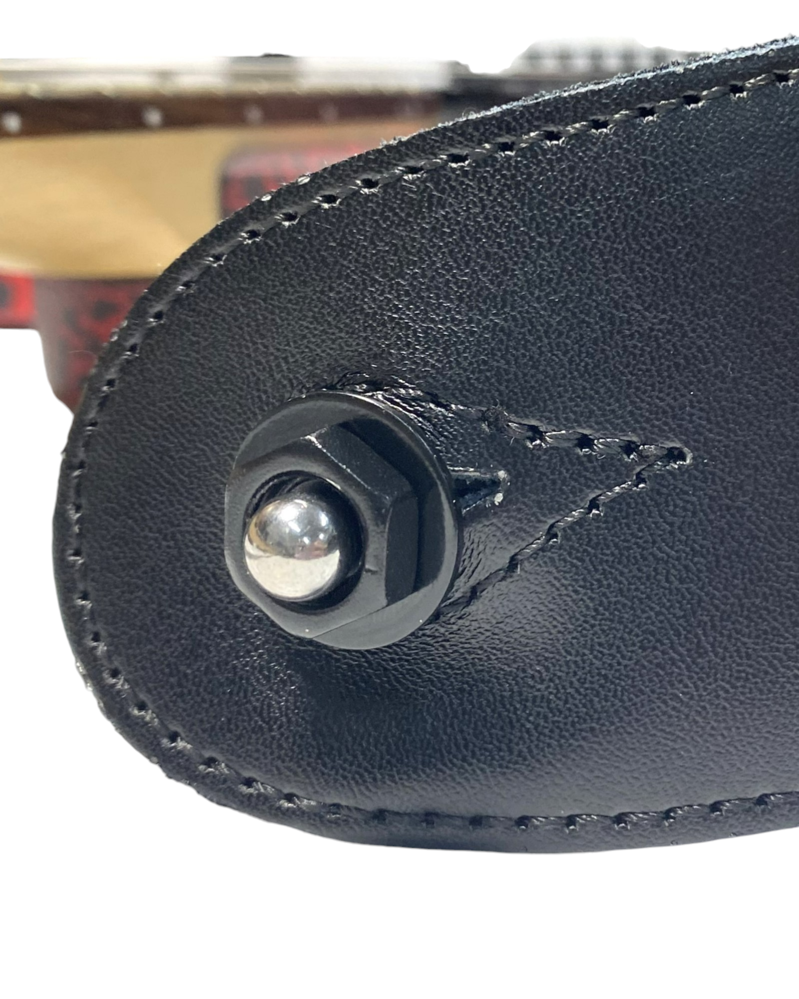 Haze HJKBK Black Guitar Strap Locks + Haze Strap Combo