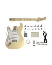 Left-Hand Haze HSST1910MFLDIY Left-Handed Solid Basswood Electric Guitar, No-Soldering