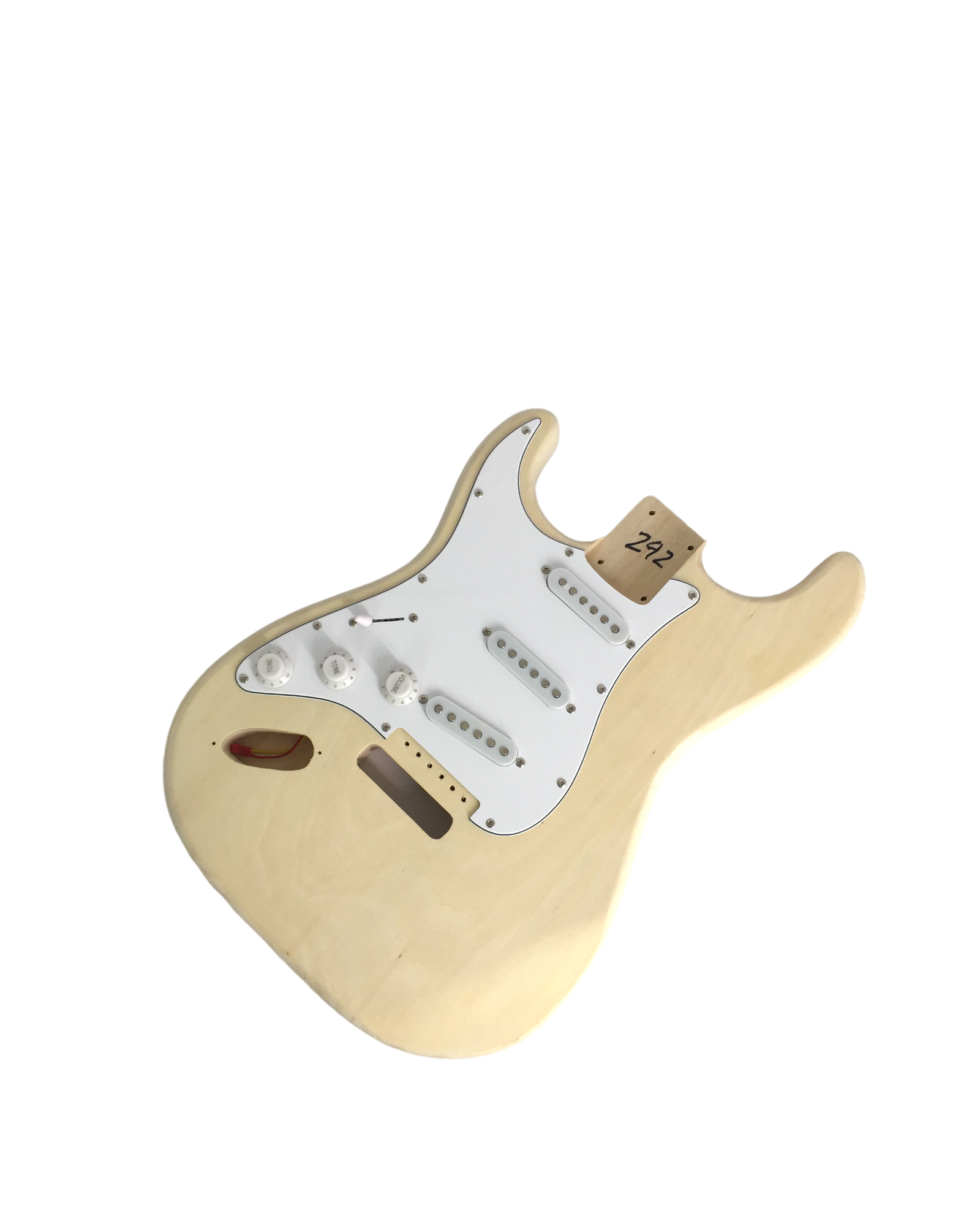 Left-Hand Haze HSST1910MFLDIY Left-Handed Solid Basswood Electric Guitar, No-Soldering