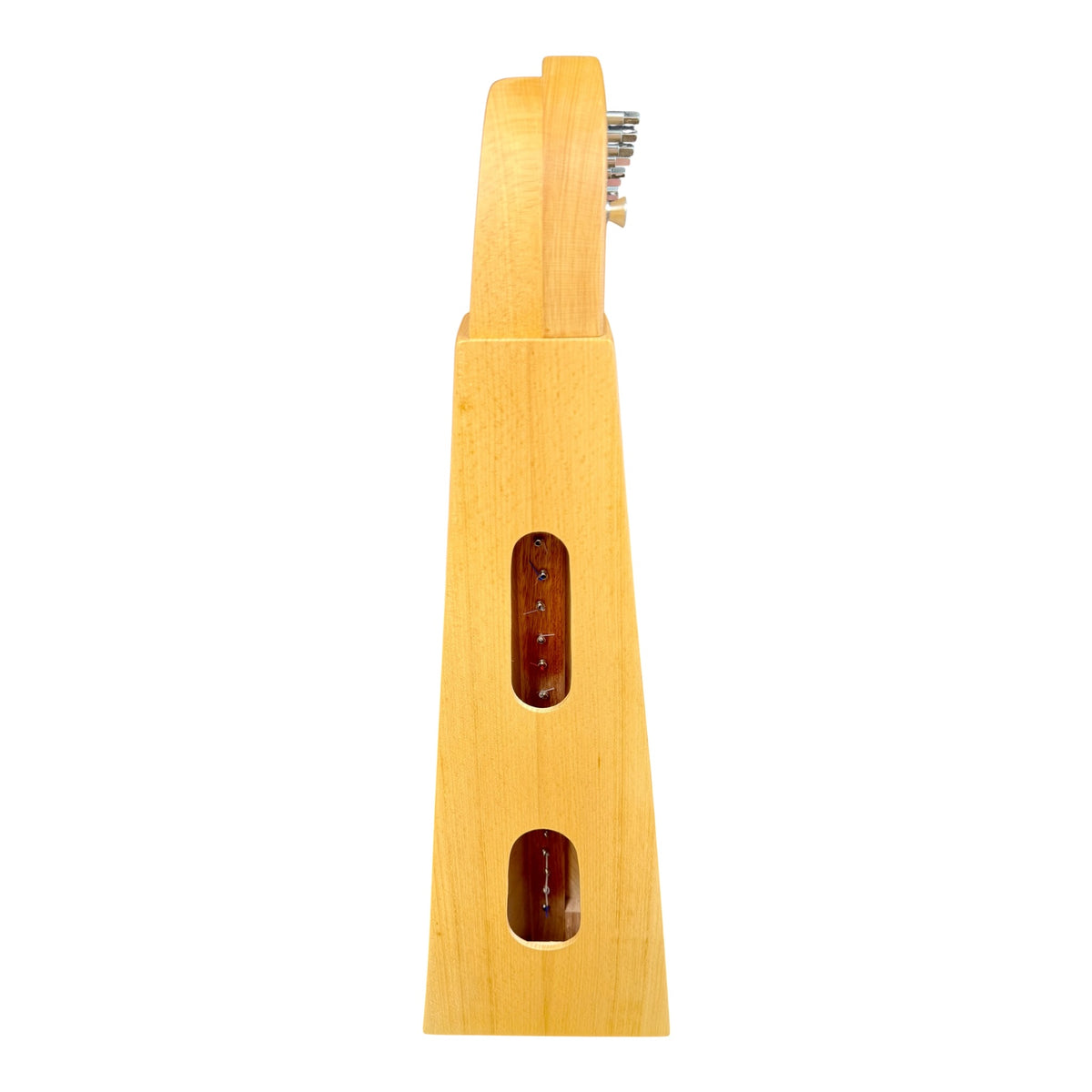 Haze WH19BH 19-String Lever-Fitted Lap Harp -  Natural Beech Harp with Maple Soundboard