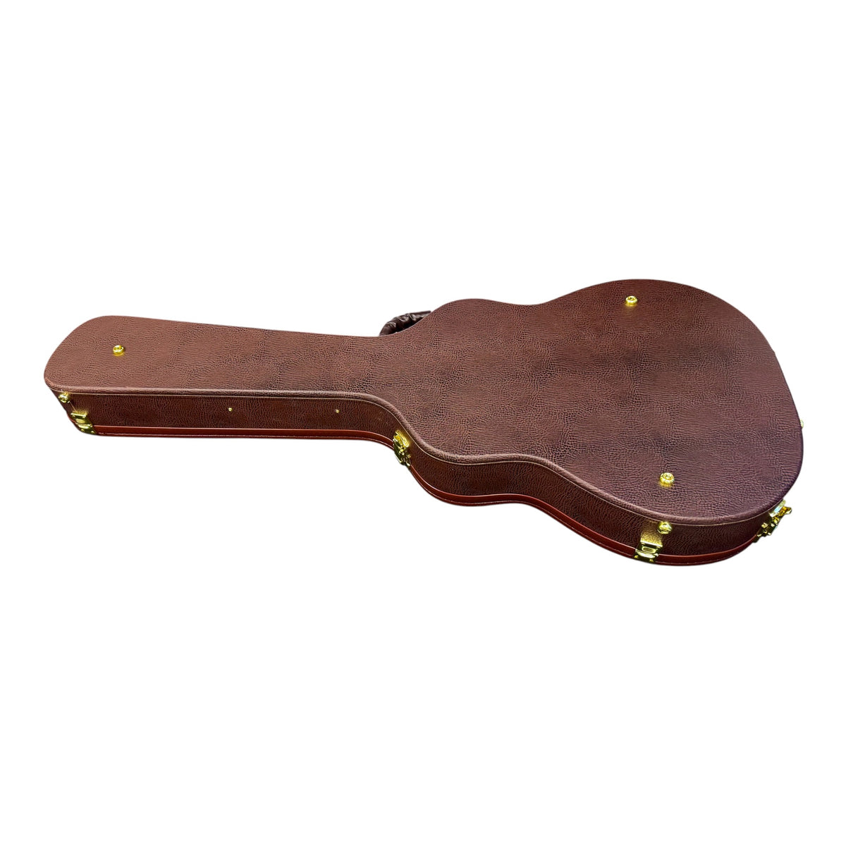 Haze HC020HAB Brown Arch Top Hard Guitar Case Fits 335 with Lock