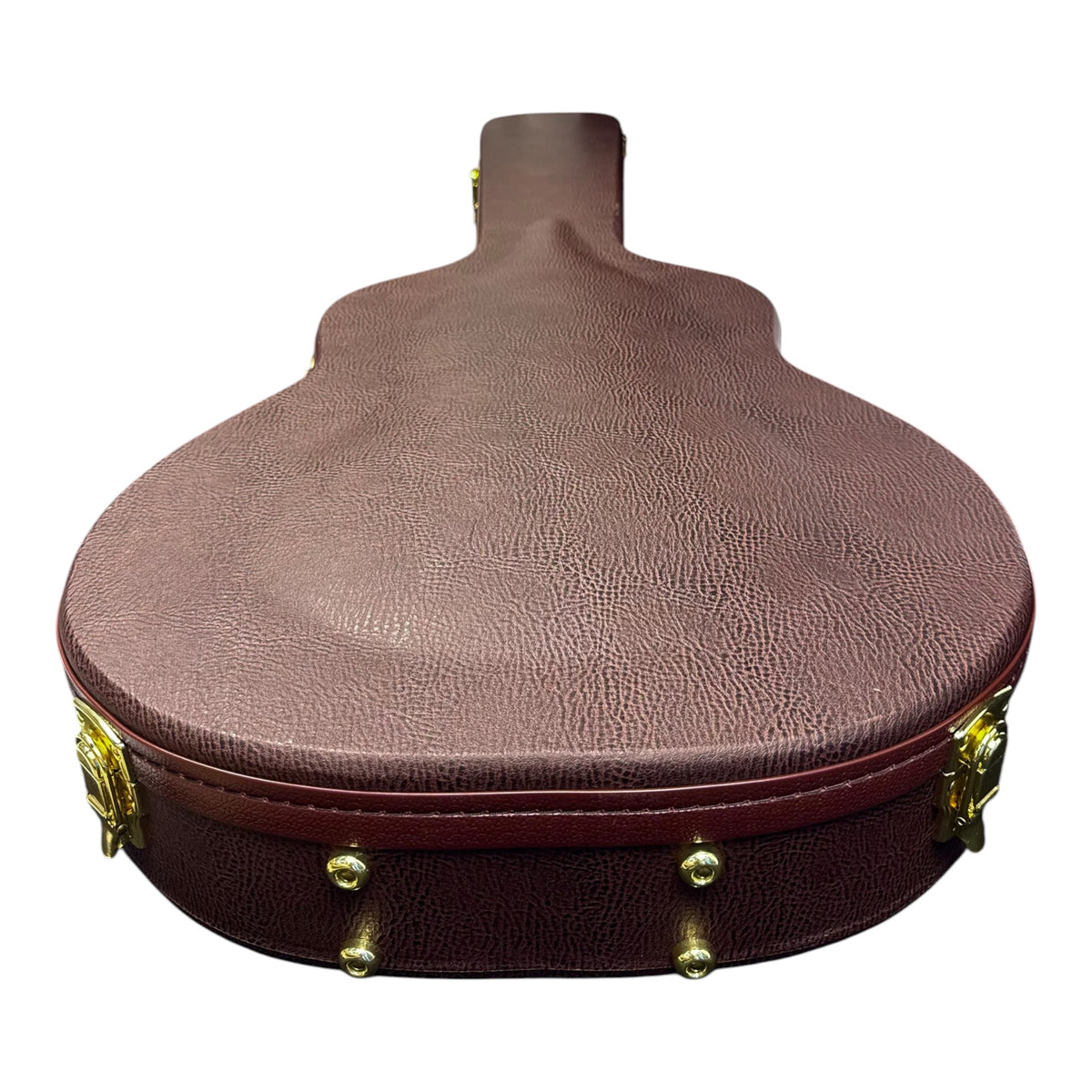 Haze HC020HAB Brown Arch Top Hard Guitar Case Fits 335 with Lock