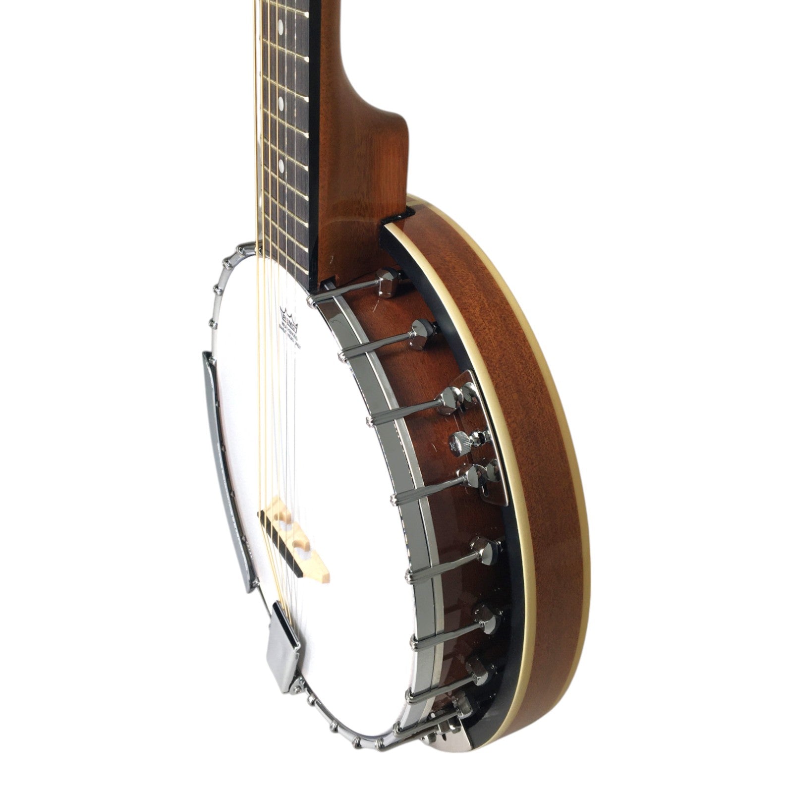 Caraya 6-String Mahogany Body Resonator Banjo - Natural BJ006