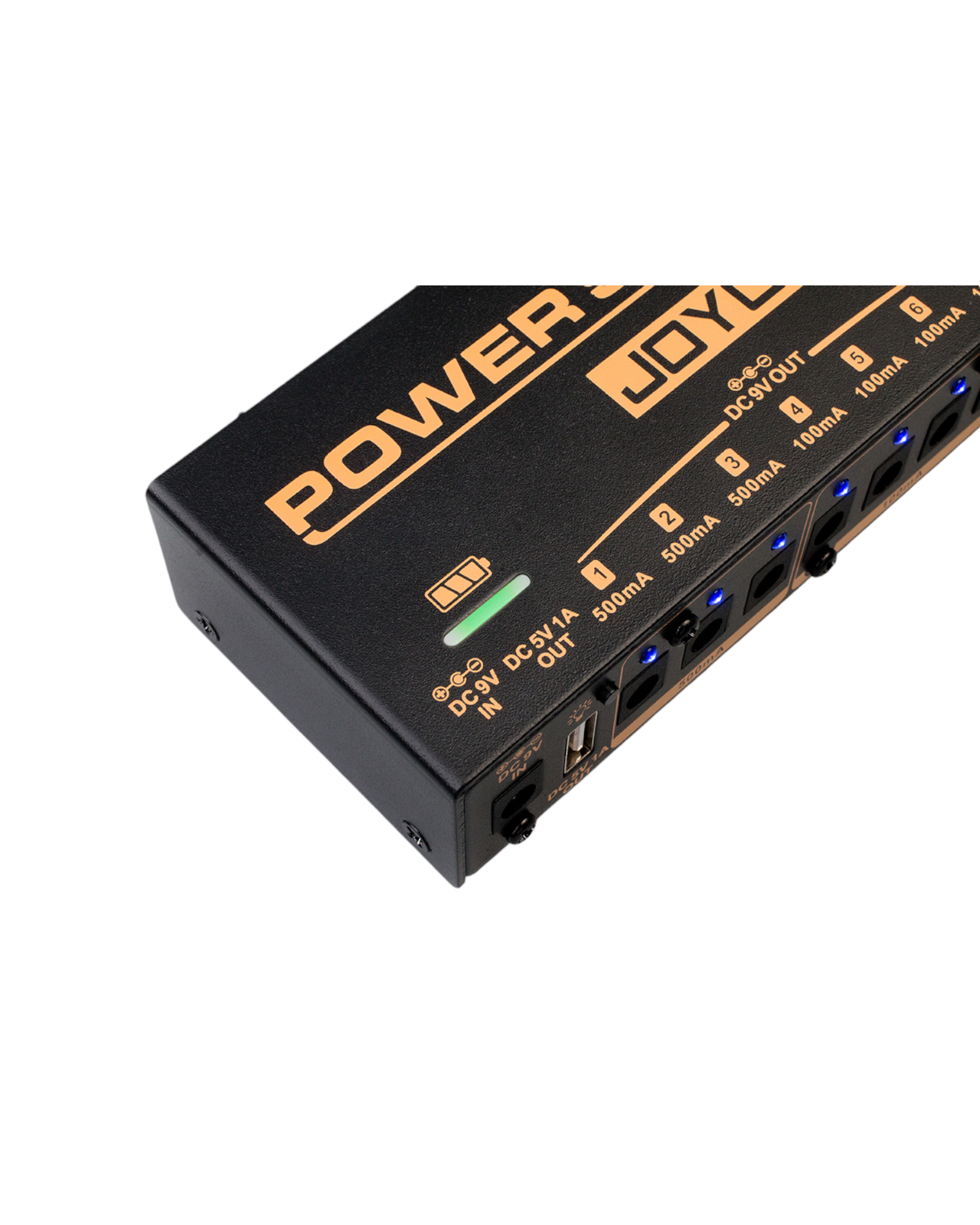 Joyo Rechargeable Guitar Effect Pedal Power Supply w/ USB Port & Adjustable DC Output - JP05