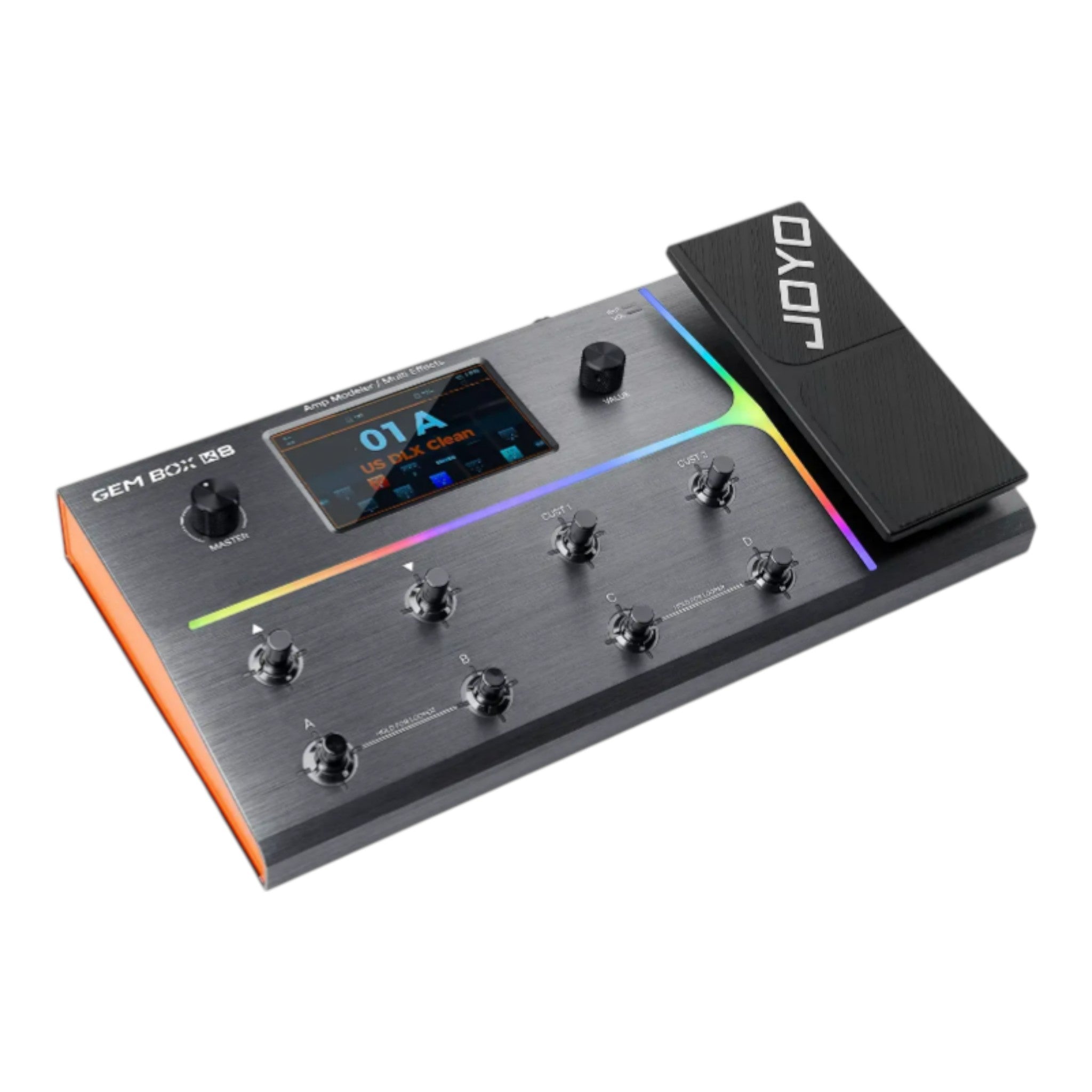 Joyo GEMBOX K8 Guitar Amp Modeller Multi-Effects Processor w/ Built-In USB-C Audio Interface & Expression Pedal - GEMBOXK8