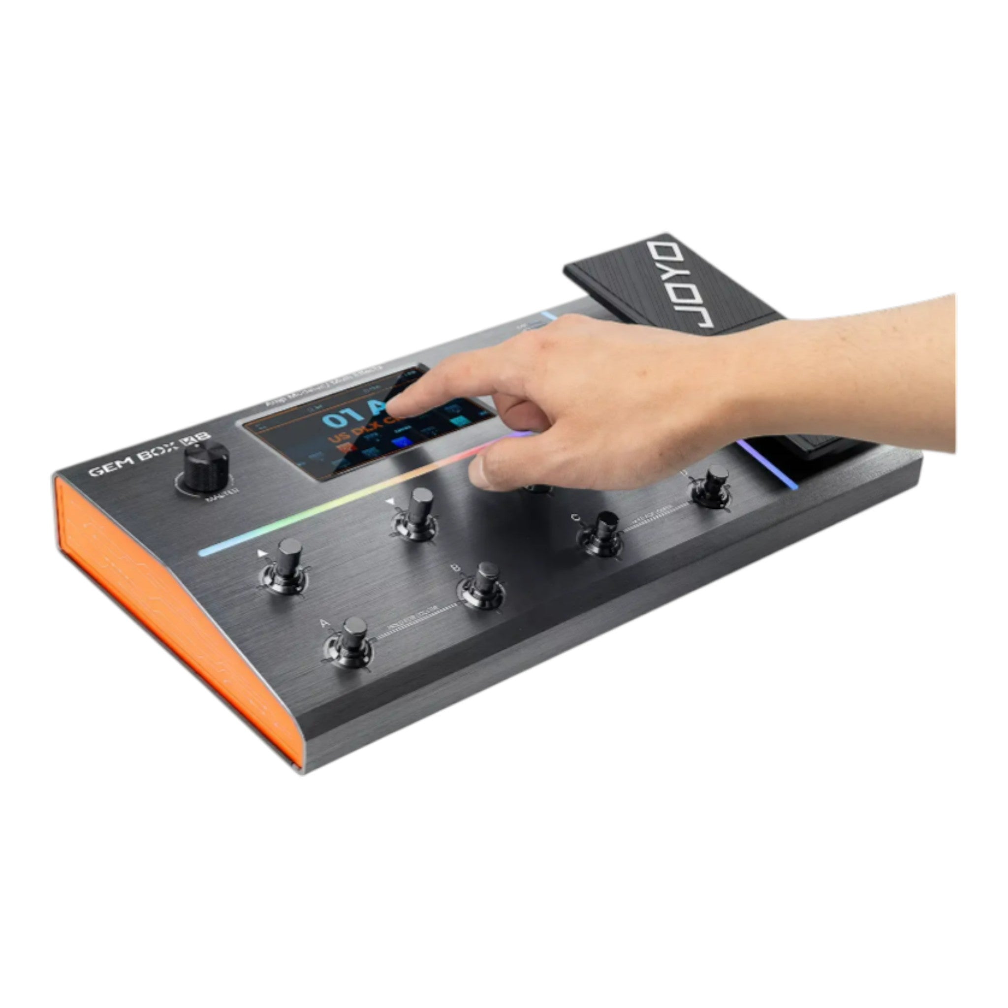 Joyo GEMBOX K8 Guitar Amp Modeller Multi-Effects Processor w/ Built-In USB-C Audio Interface & Expression Pedal - GEMBOXK8