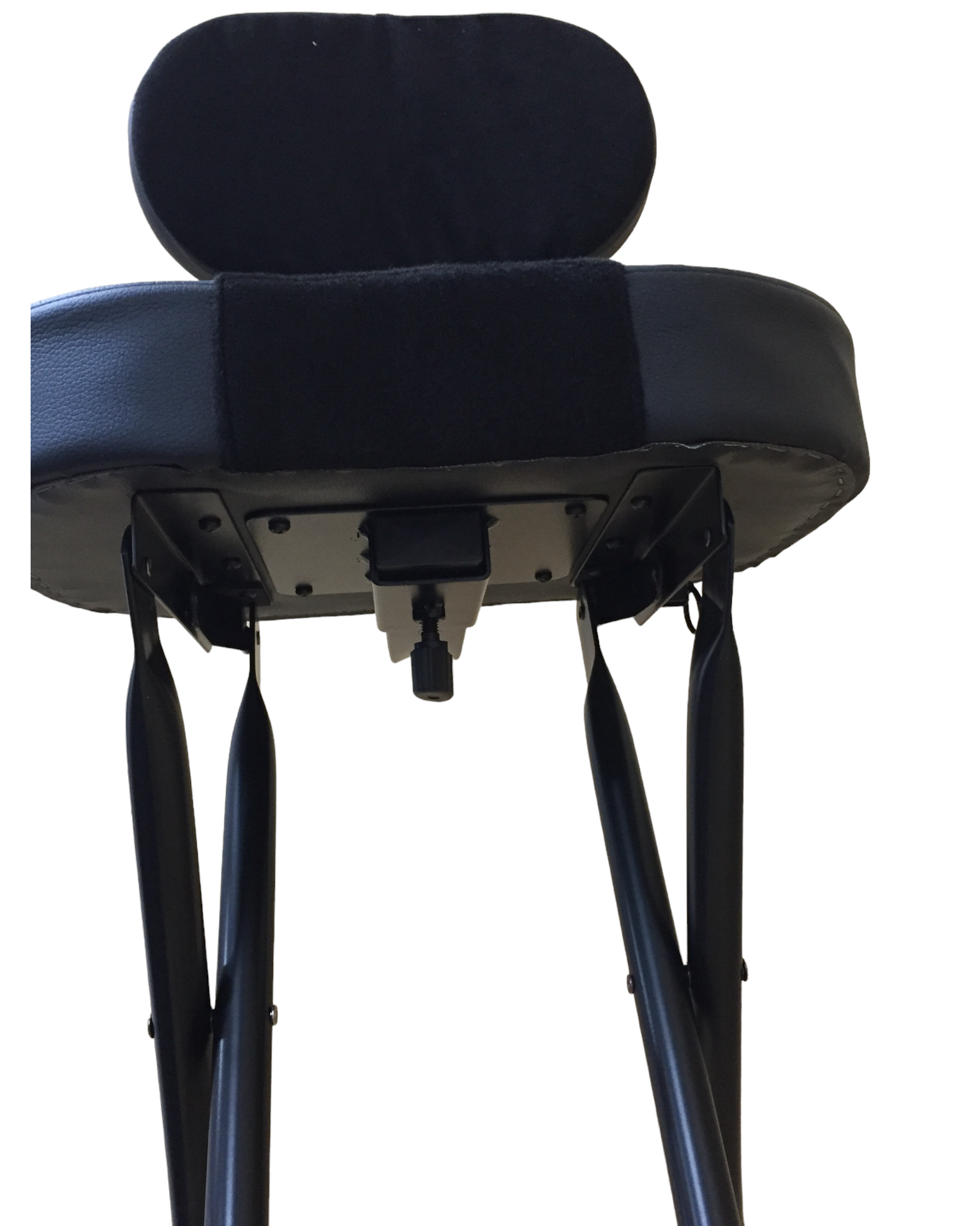 Haze KB011 2-in-1 Foldable Guitarist Stool w/Guitar Holder and Backrest