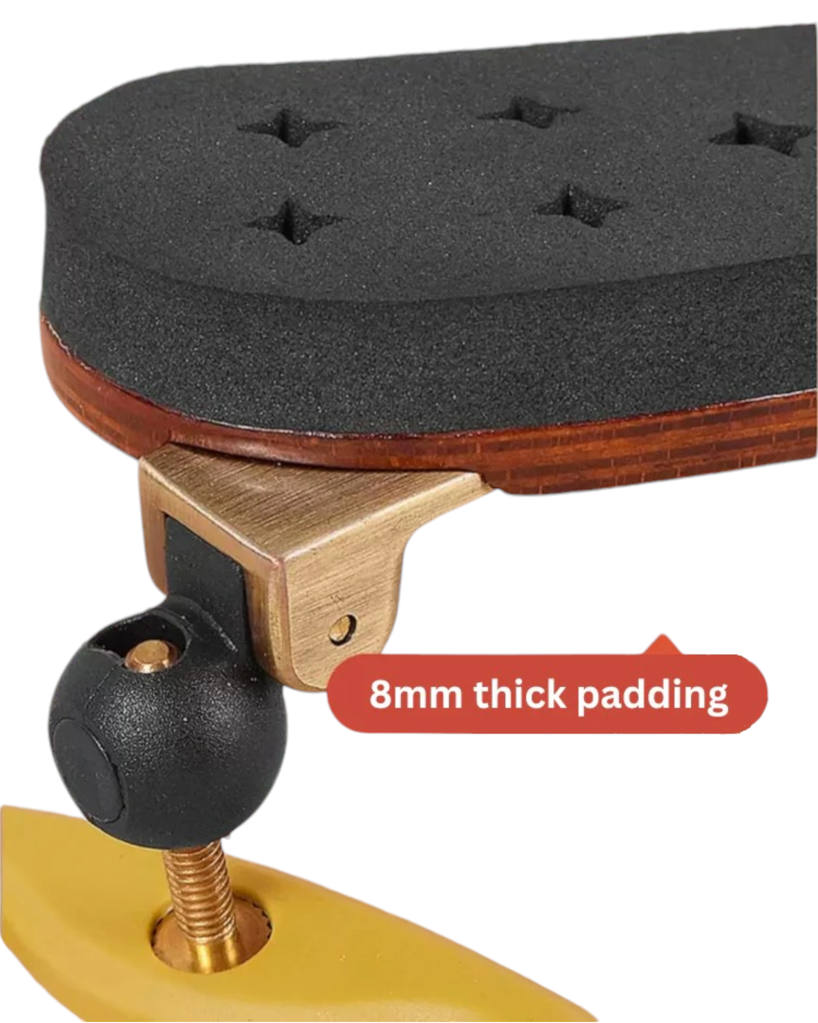 Kapaier Collapsible Traditional Violin Shoulder Rest for 3/4 and 4/4 Size - NO810