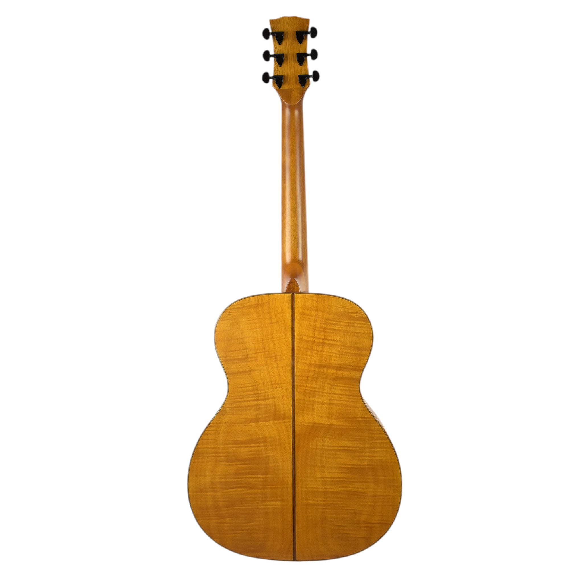 Klema K200JC Solid Canadian Cedar Top Flamed Mahogany Body Jumbo Acoustic Guitar - Natural