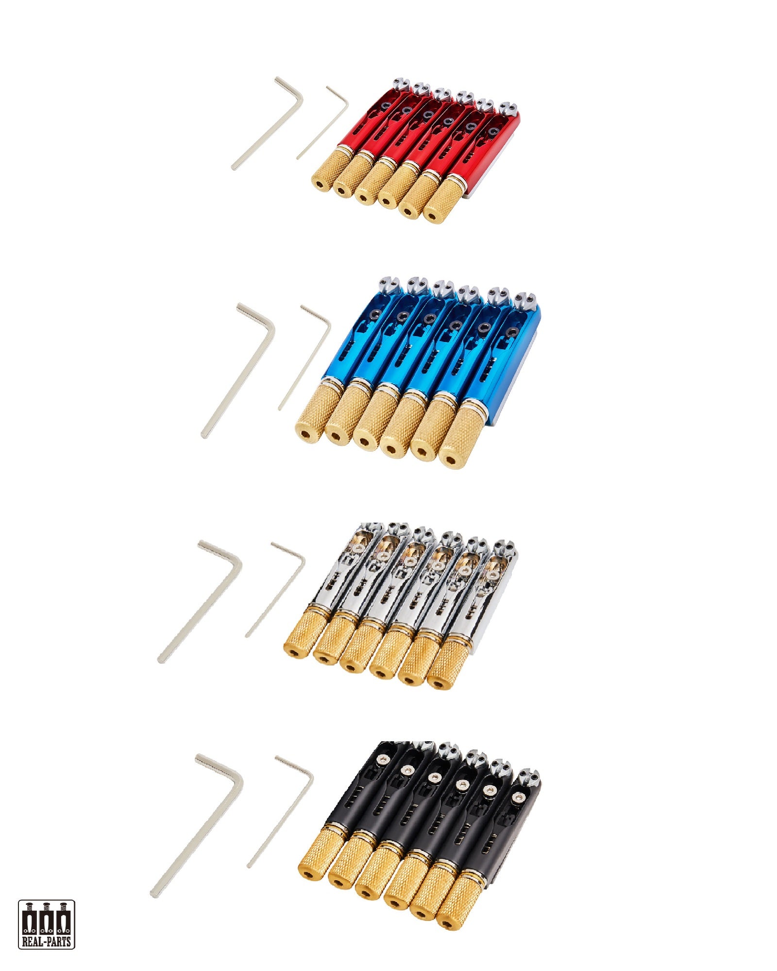 KOLOSS AVIATORII6F Fixed Bridge for Headless 6-String Electric Guitars